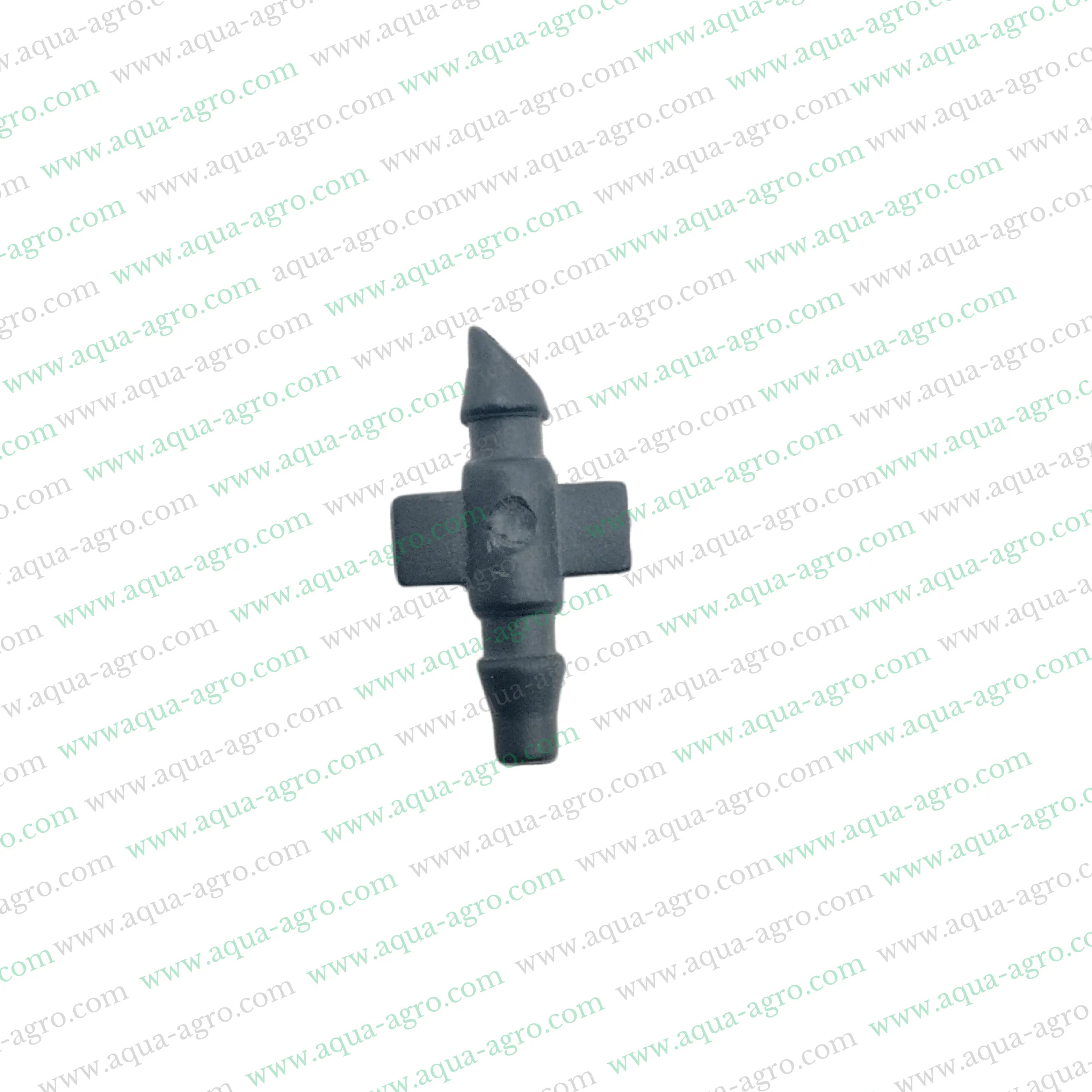 Micro Tube Fittings,4mm Barbed Cross Connector,Micro Irrigation Fittings,PP Black Barbed Connectors