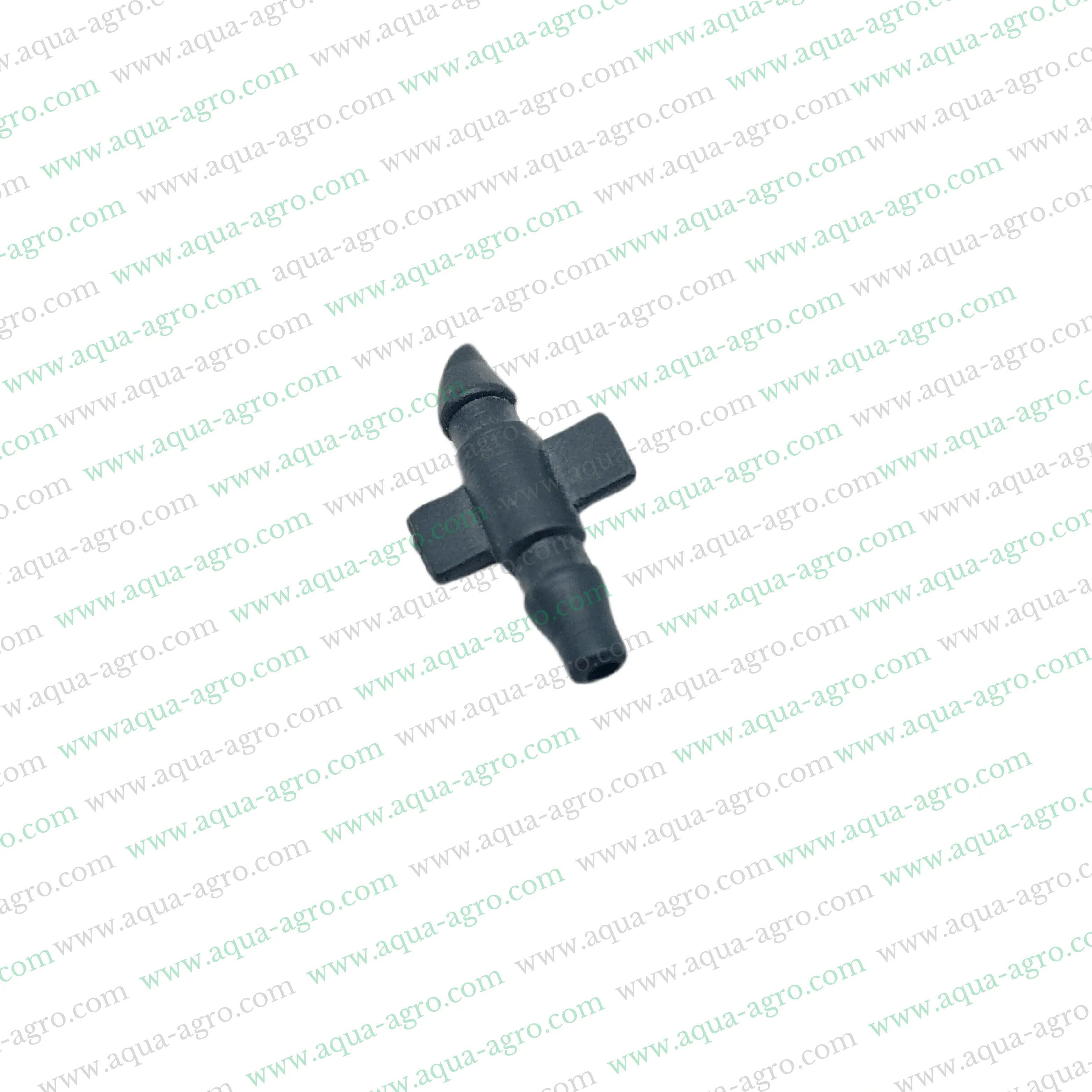 Micro Tube Fittings,4mm Barbed Cross Connector,Micro Irrigation Fittings,PP Black Barbed Connectors