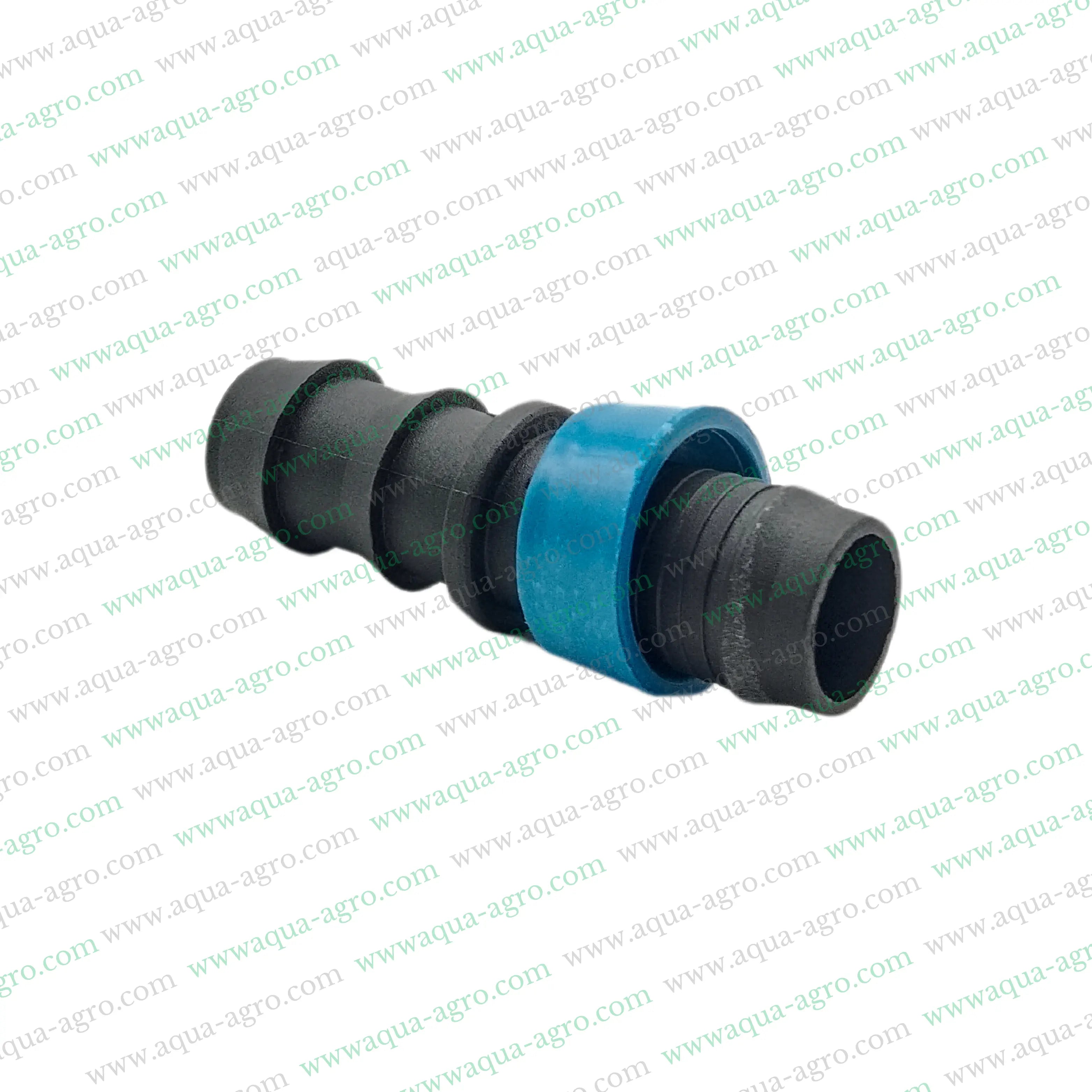 AQUA - AGRO - Drip - Fittings And Accessories - Ring-fit - Lite - 20 mm - Start Connector - Drill Hole-Take-off - 20 mm (Barbed) x 20 mm (Ring-Fit)