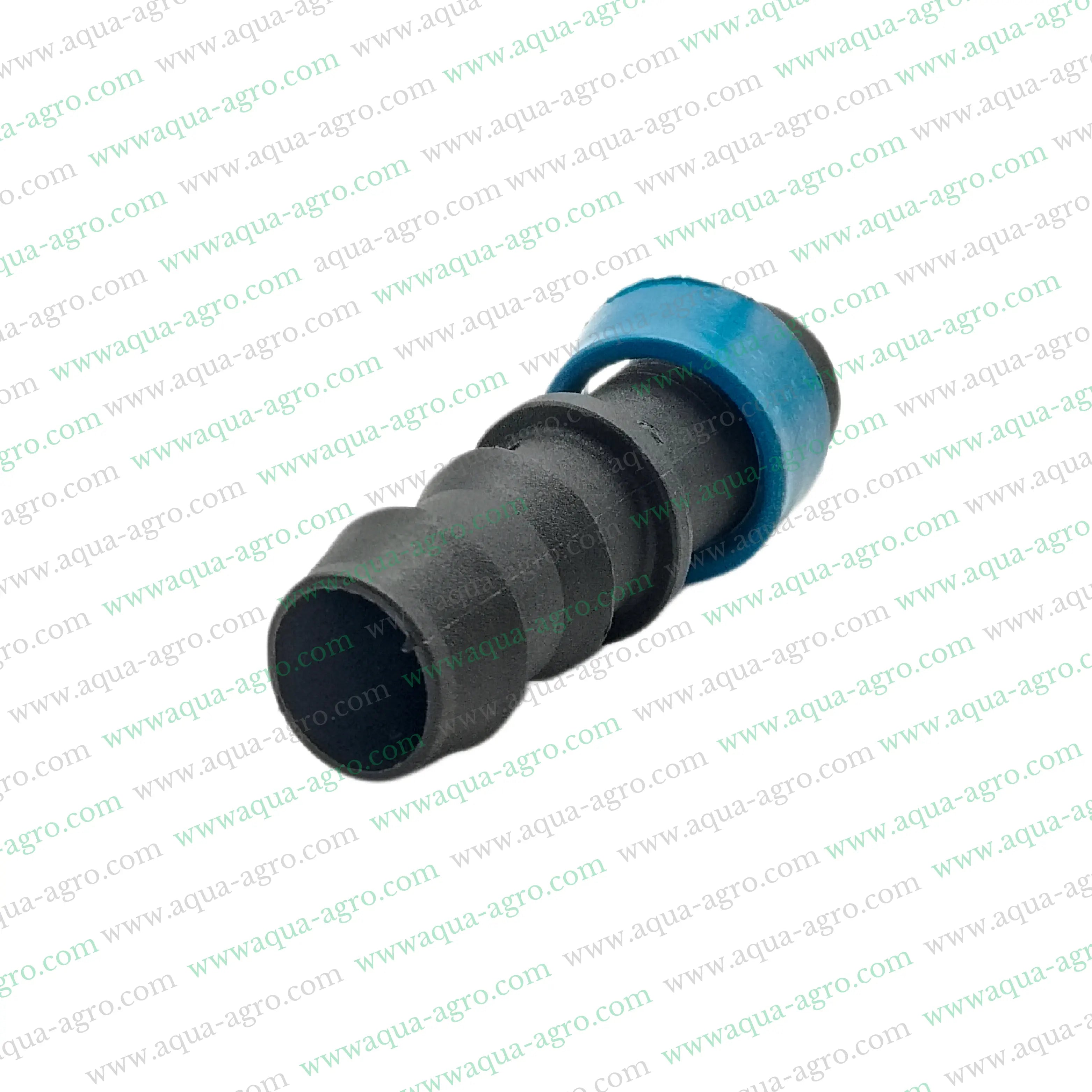 AQUA - AGRO - Drip - Fittings And Accessories - Ring-fit - Lite - 20 mm - Start Connector - Drill Hole-Take-off - 20 mm (Barbed) x 20 mm (Ring-Fit)
