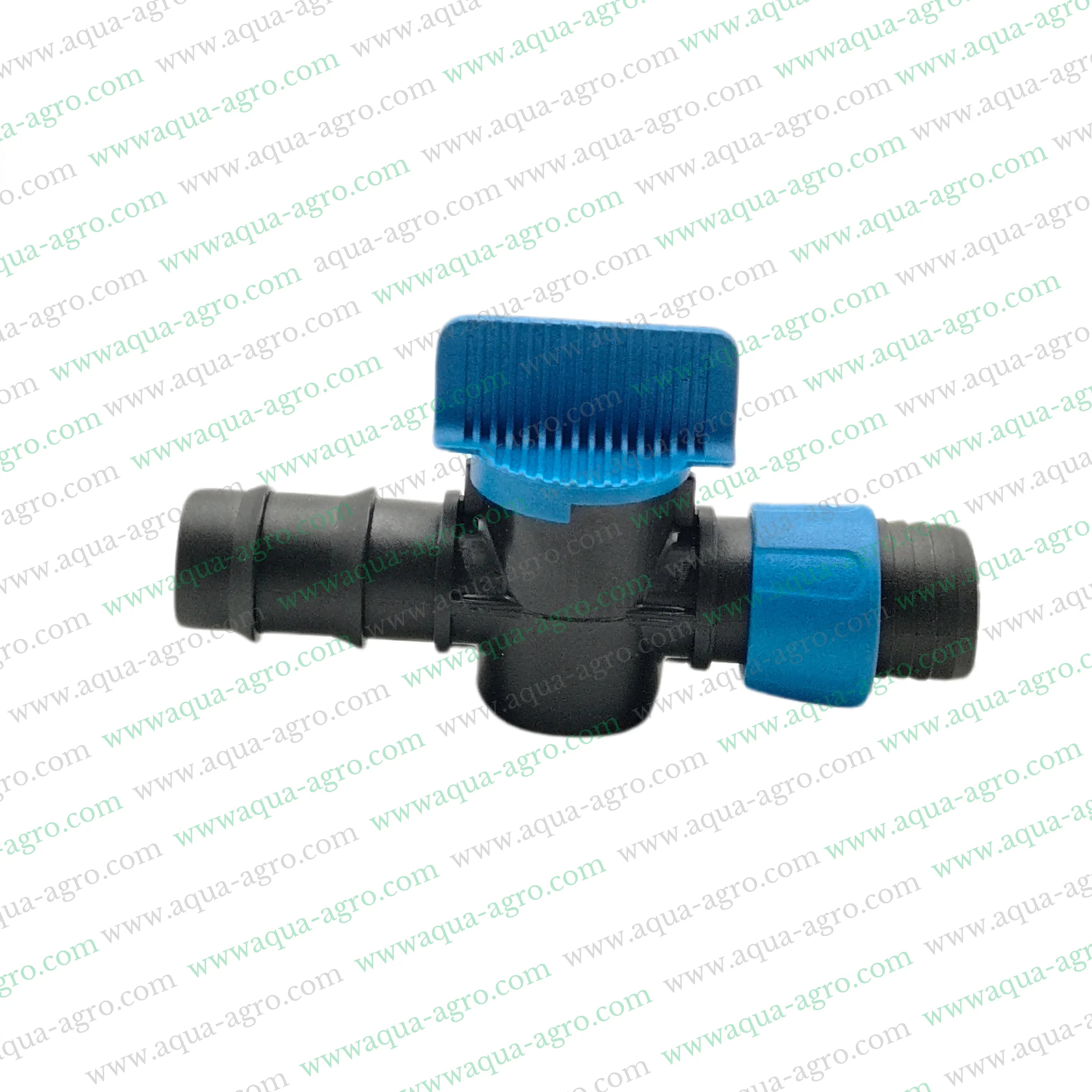 AQUA - AGRO - Drip - Fittings And Accessories - Ring-fit - Lite - 20 mm - Starter Tap - Drill Hole-Take-off - 20 mm (Barbed) x 20 mm (Ring-Fit)