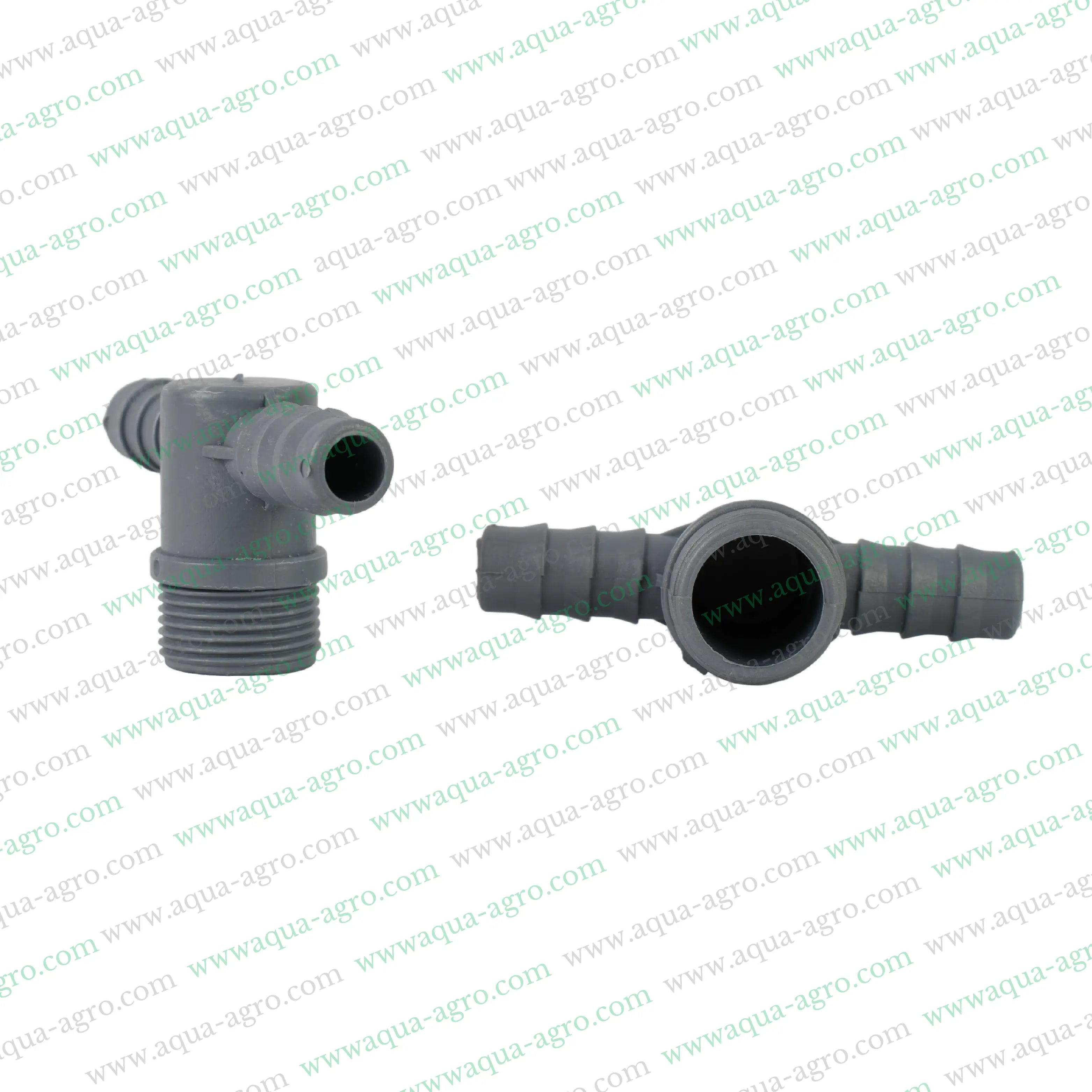 Drip Fittings,Threaded Fittings,0.75 Inch Riser Tee,Drip Irrigation Fittings,Watering System Accessories,Barbed Riser Tee