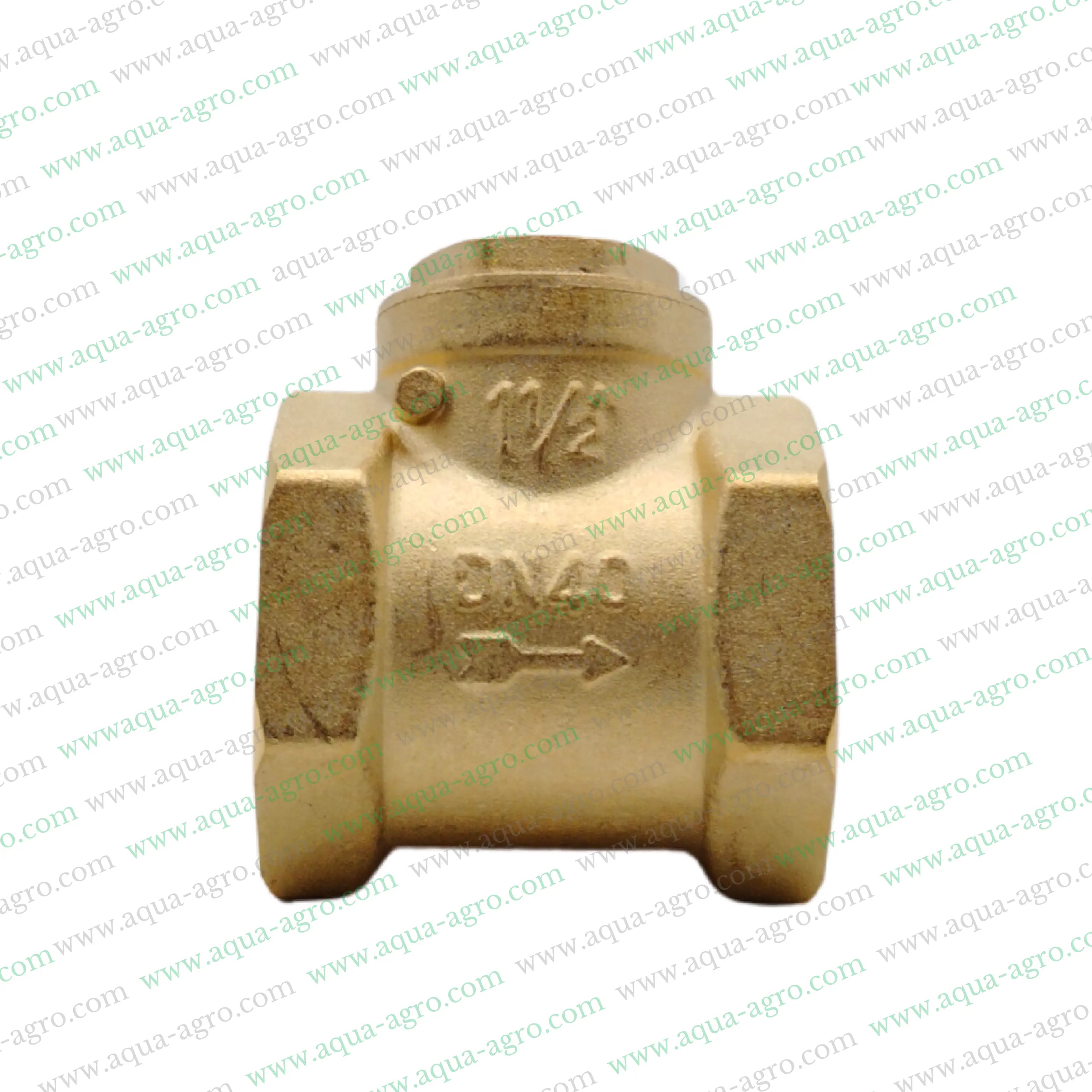 Non-Return Valve (NRV),1.5 Inch Non-Return Valve,Threaded End Valve FxF,Water Flow Control Valve,40mm Flap Check Valve