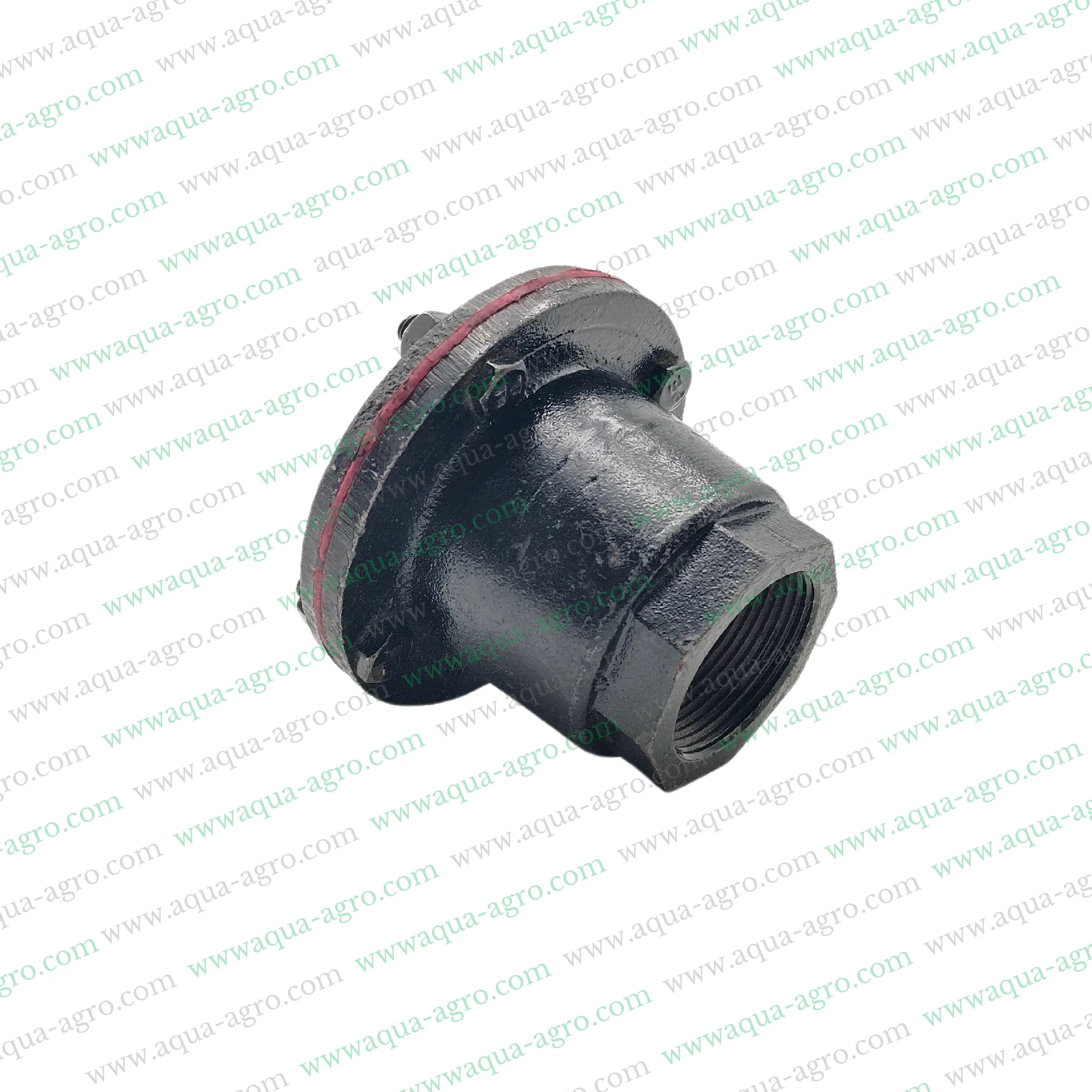 Threaded End Non-Return Valve with Flap Check - 1.5 Inch Cast Iron,1.5-Inch Pondy NRV Valve Cast Iron with Threaded Ends,40mm Flap Check Valve Metal Non-Return for Pond Use
