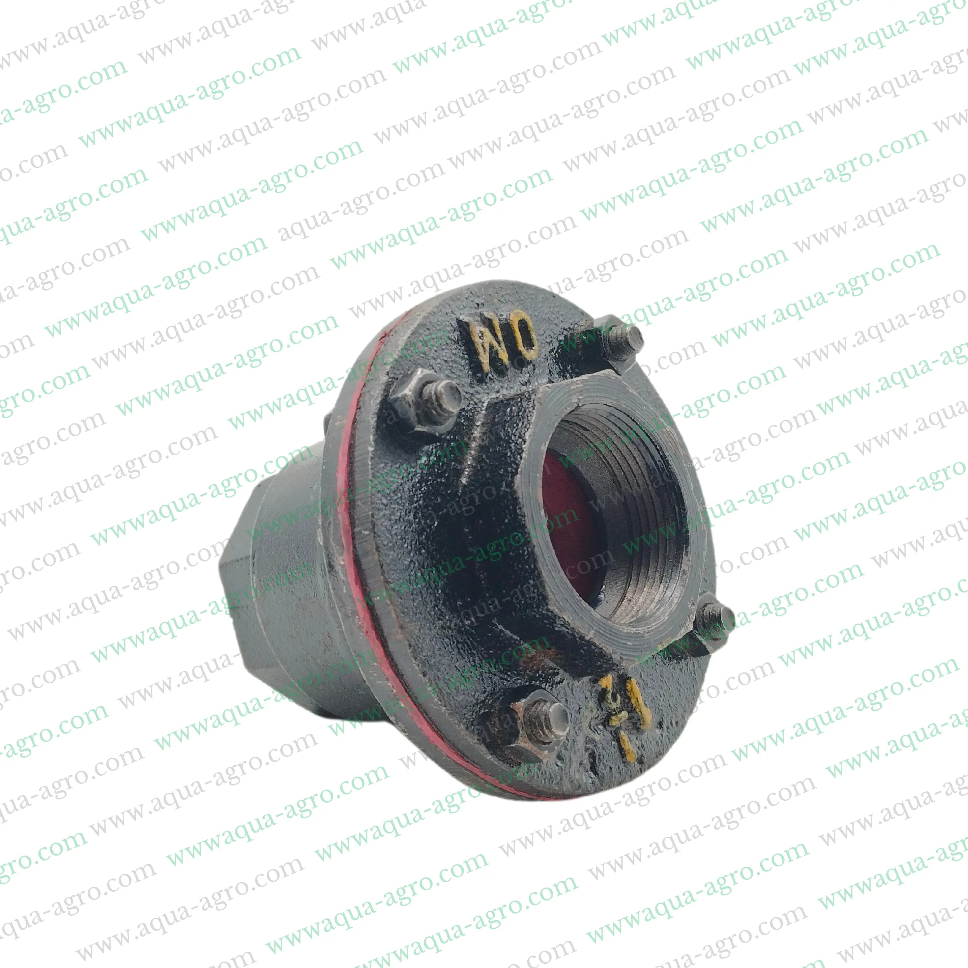 Threaded End Non-Return Valve with Flap Check - 1.5 Inch Cast Iron,1.5-Inch Pondy NRV Valve Cast Iron with Threaded Ends,40mm Flap Check Valve Metal Non-Return for Pond Use