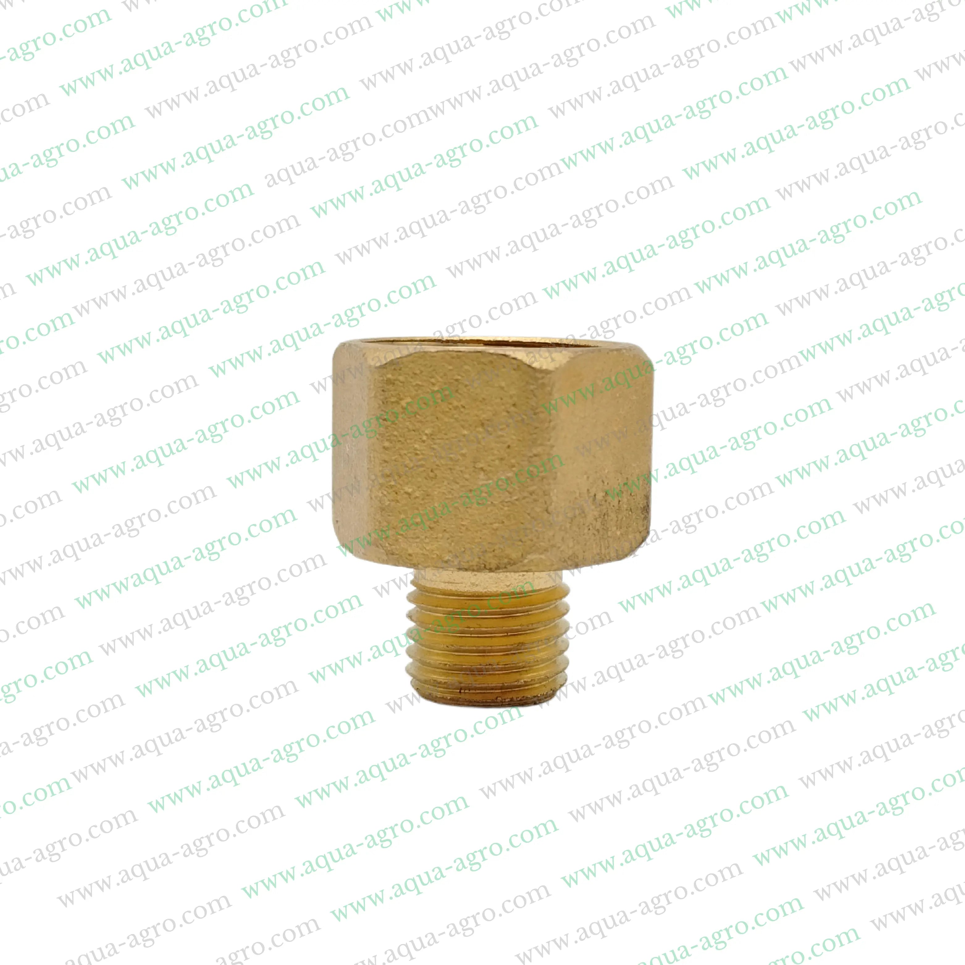 Pressure Gauge Fittings Adaptor,Pressure Gauge 0.5 Inch Female,Thread x 0.25 Inch Female,Pressure Gauge Brass Adaptor Fittings