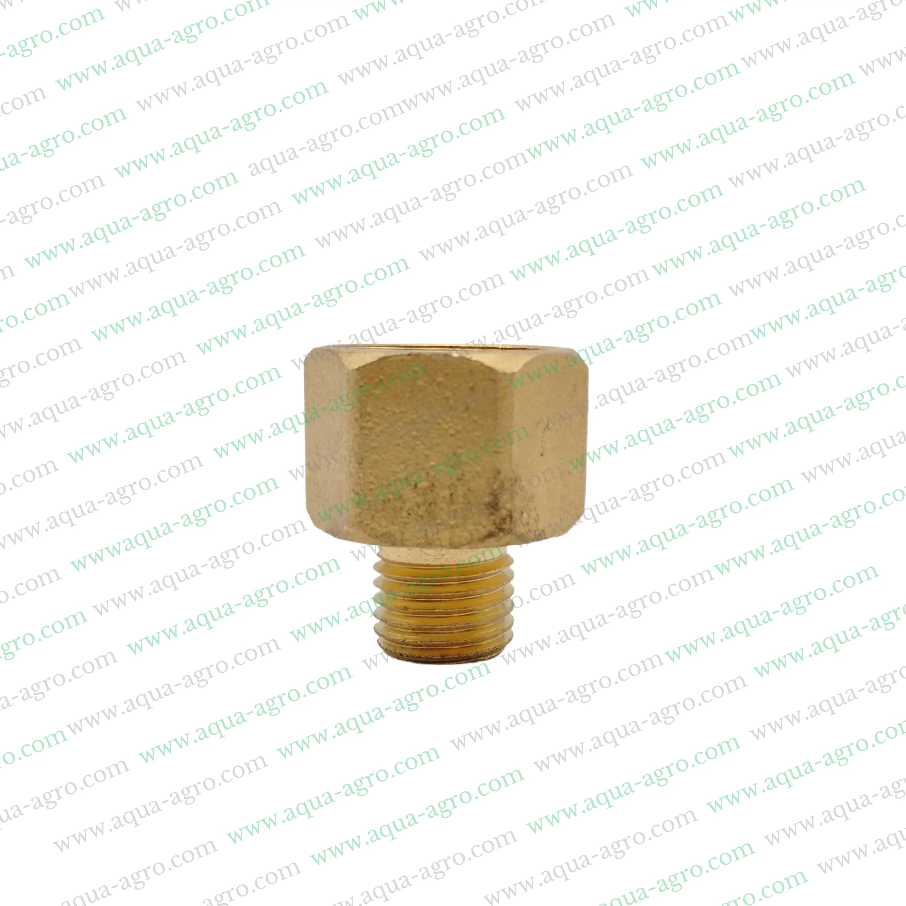 Pressure Gauge Fittings Adaptor,Pressure Gauge 0.5 Inch Female,Thread x 0.25 Inch Female,Pressure Gauge Brass Adaptor Fittings