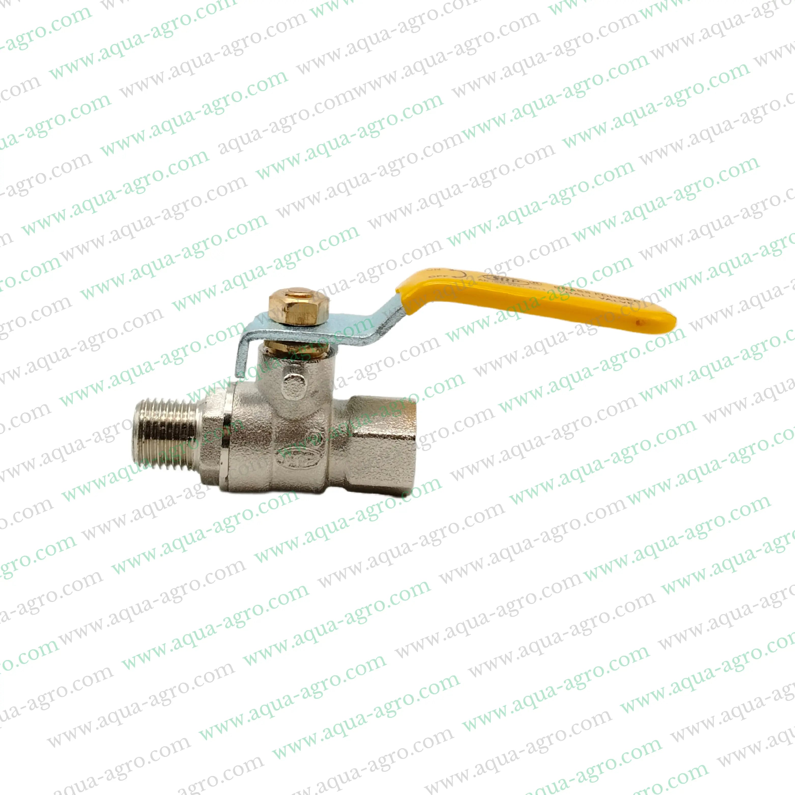 Pressure Gauge Fittings Metal,0.25 Inch Threaded Fittings,0.25 Inch male Threaded Bib Cock,