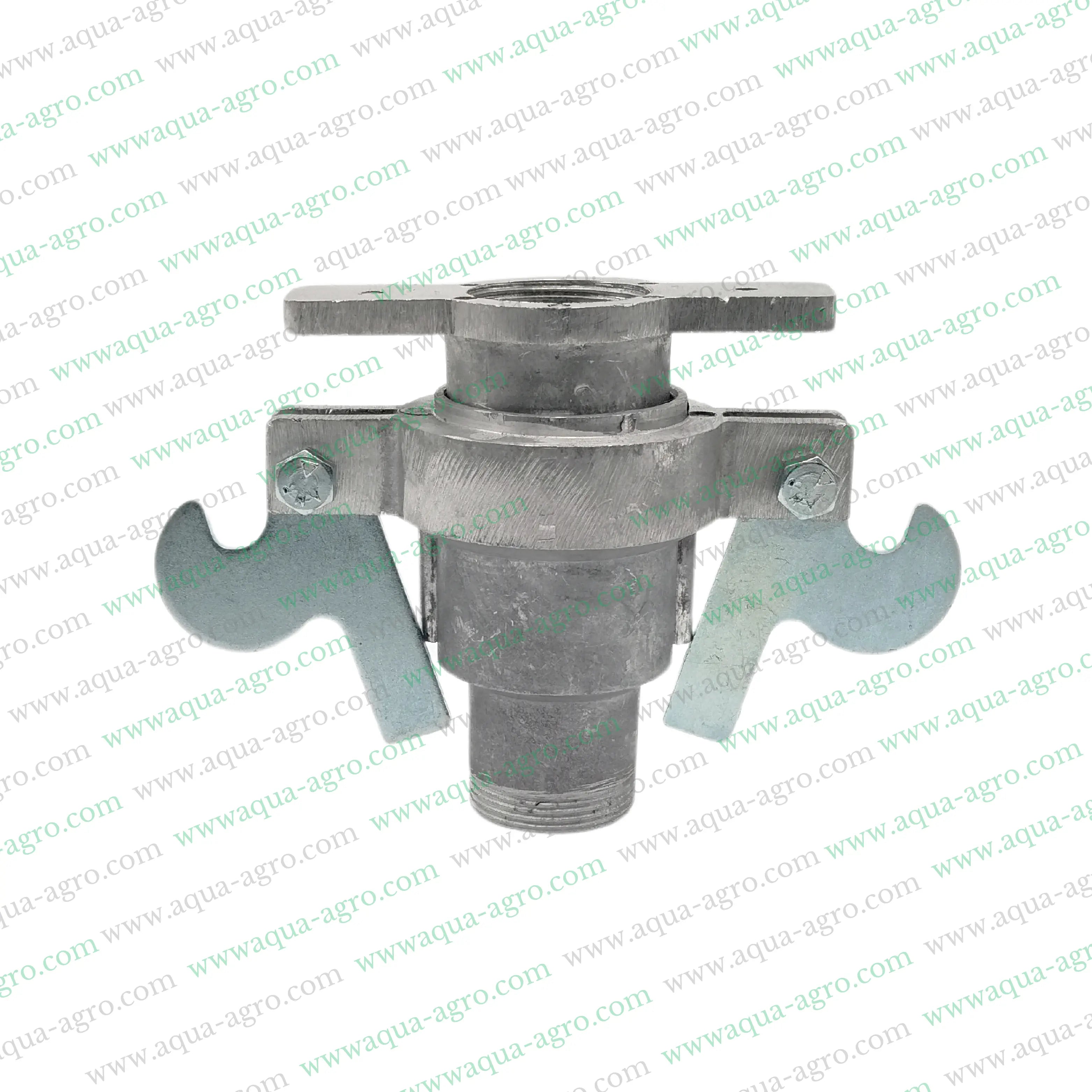 Quick Coupling Valve 1.5-Inch,Aluminium Rain Gun Valve,50mm Bottom Fitting,1.5 inch Riser Key