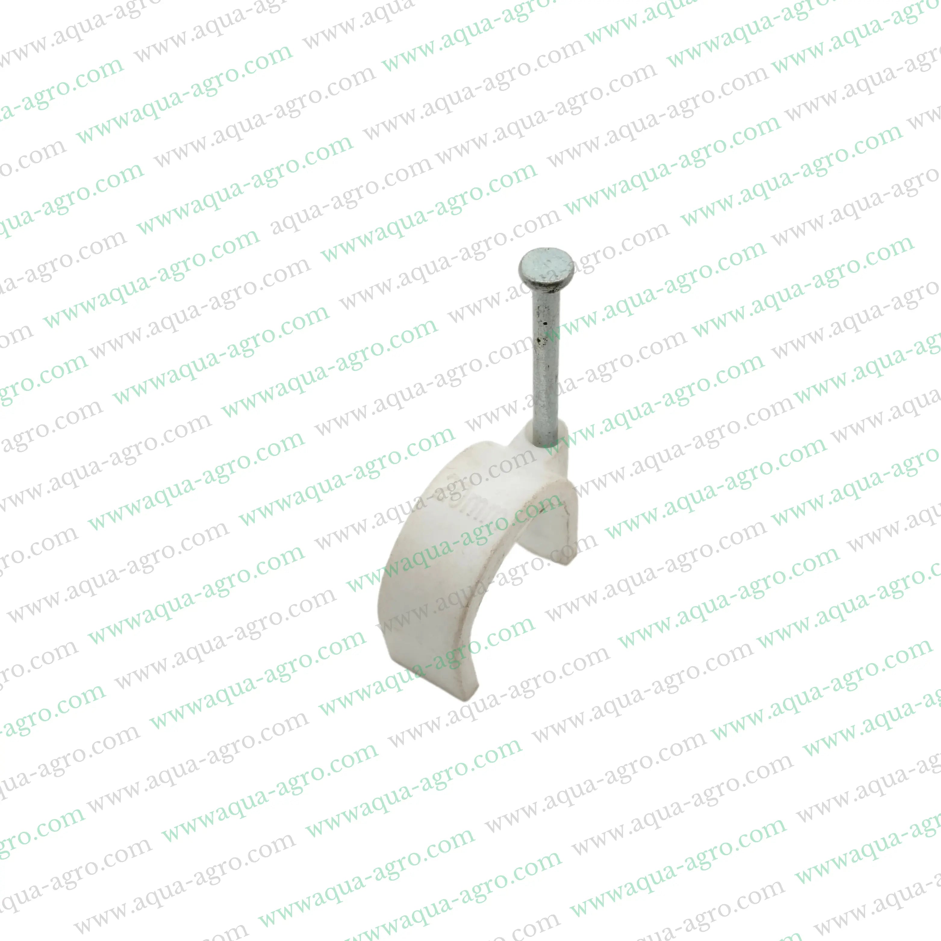 plastic wall clip for drip irrigation,16mm drip tube clamp,irrigation tube wall clip,drip tube nail clip,drip irrigation stakes and clamps