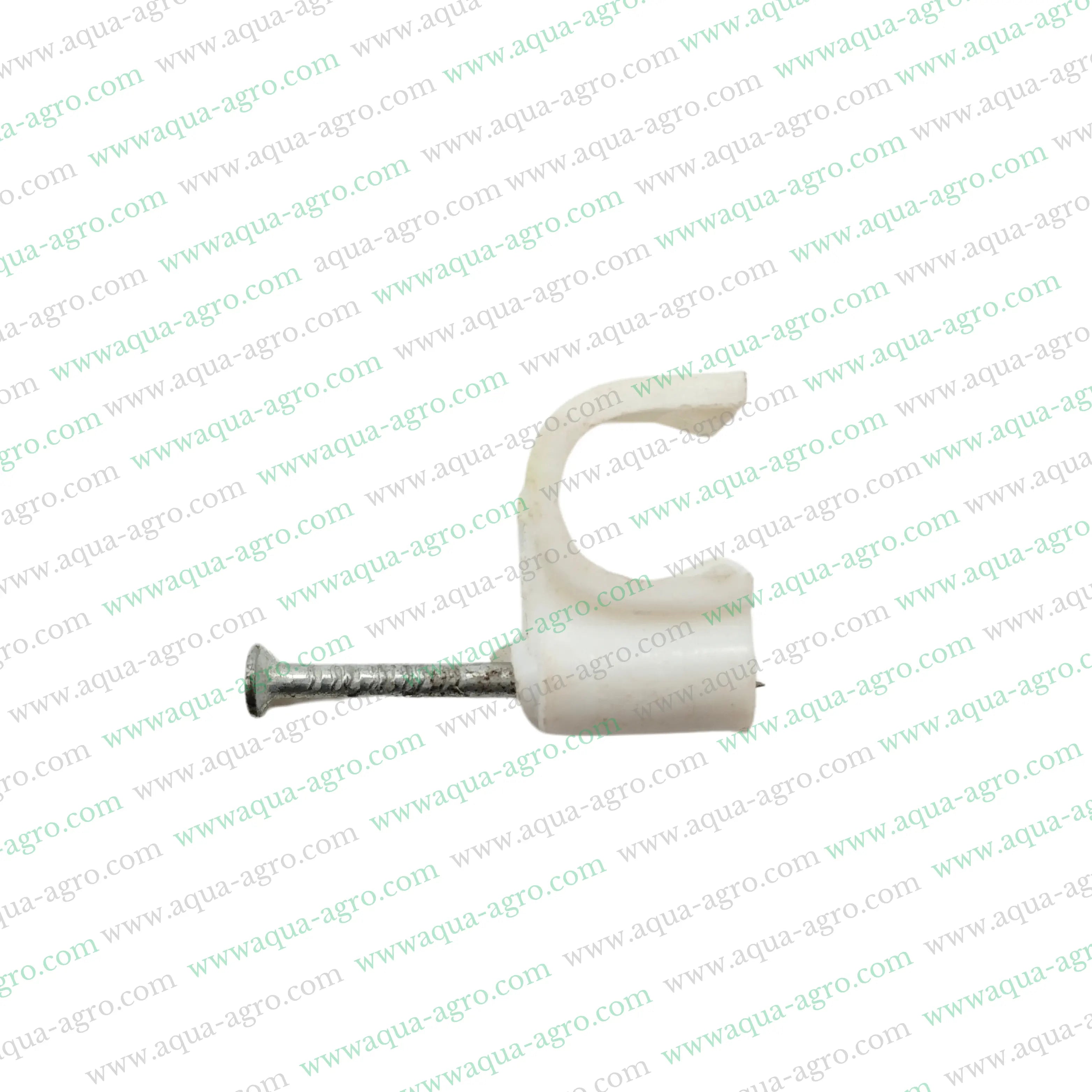 Drip tube clamp,16mm drip tube clip,Drip system wall nail clip,Sprinkler system support clamps,Plastic nail clip for irrigation tubing