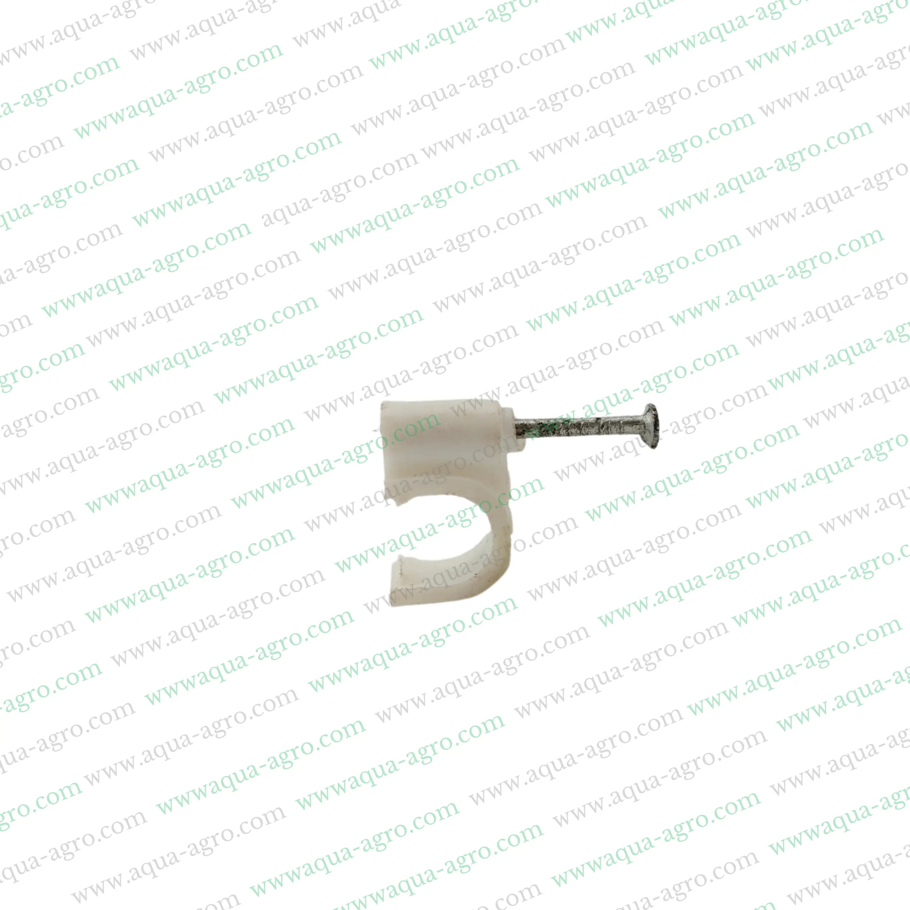Drip tube clamp,16mm drip tube clip,Drip system wall nail clip,Sprinkler system support clamps,Plastic nail clip for irrigation tubing