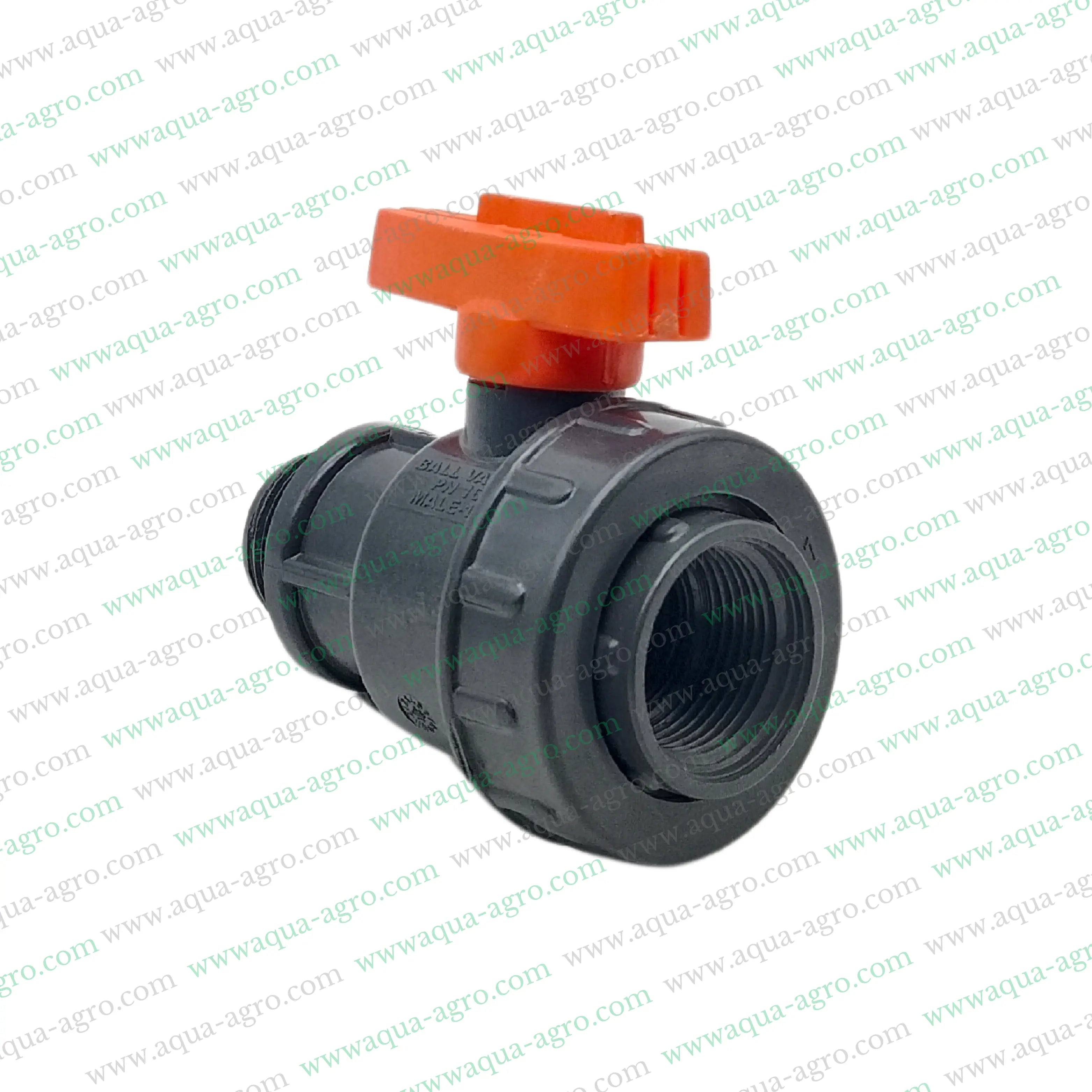 Plastic Ball Valve,PVC Ball Valve,1 Inch Ball Valve,32mm Ball Valve,Threaded Ball Valve,Single Union Ball Valve,HT 63 Ball Valve