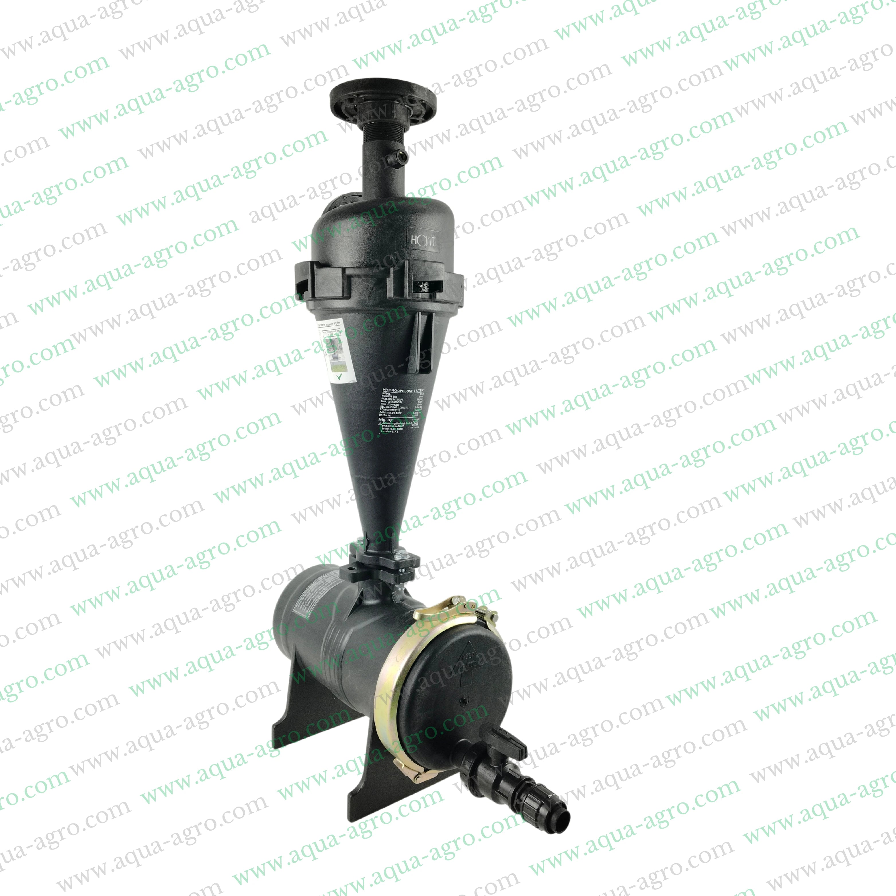 AUTOMAT - Filter - Hydrocyclone - 2 Inch (63mm) - Flanged End - 25 (m3-Hr) - Regular Plastic Body - (HT-144F)