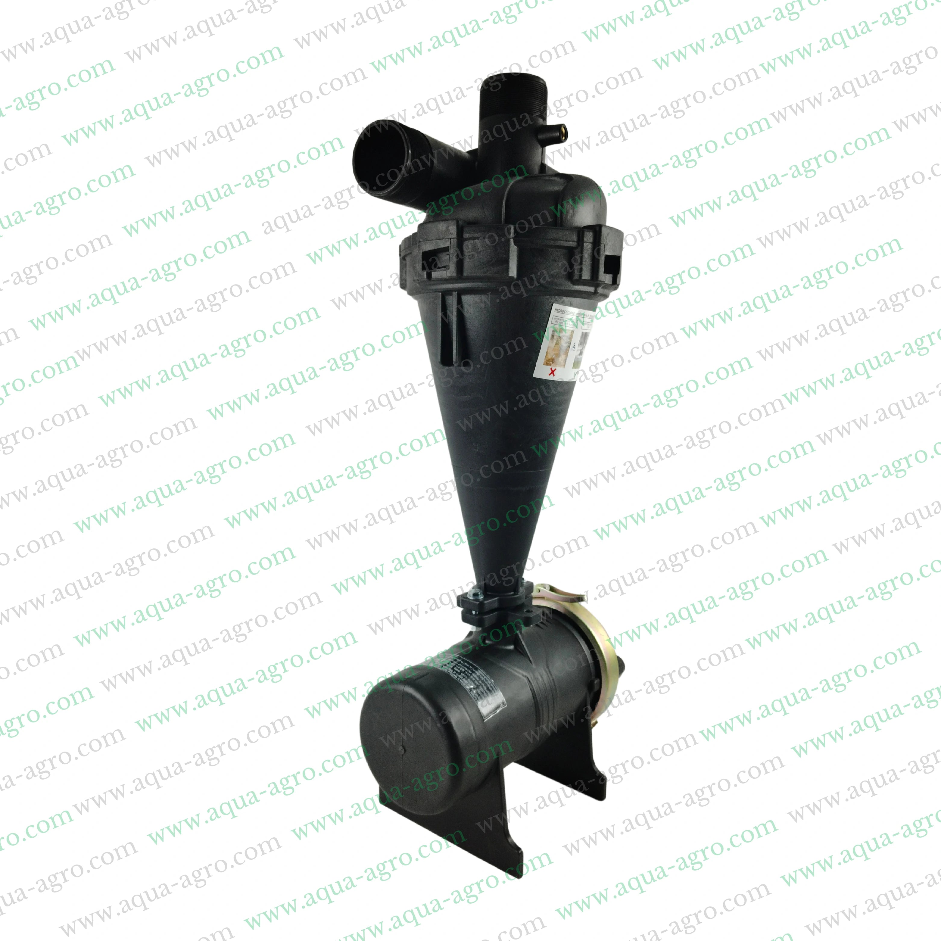 AUTOMAT - Filter - Hydrocyclone - 3 Inch (90mm) - Threaded End (M-Thd) - 50 (m3-Hr) - Regular Plastic Body - (HT-146T)