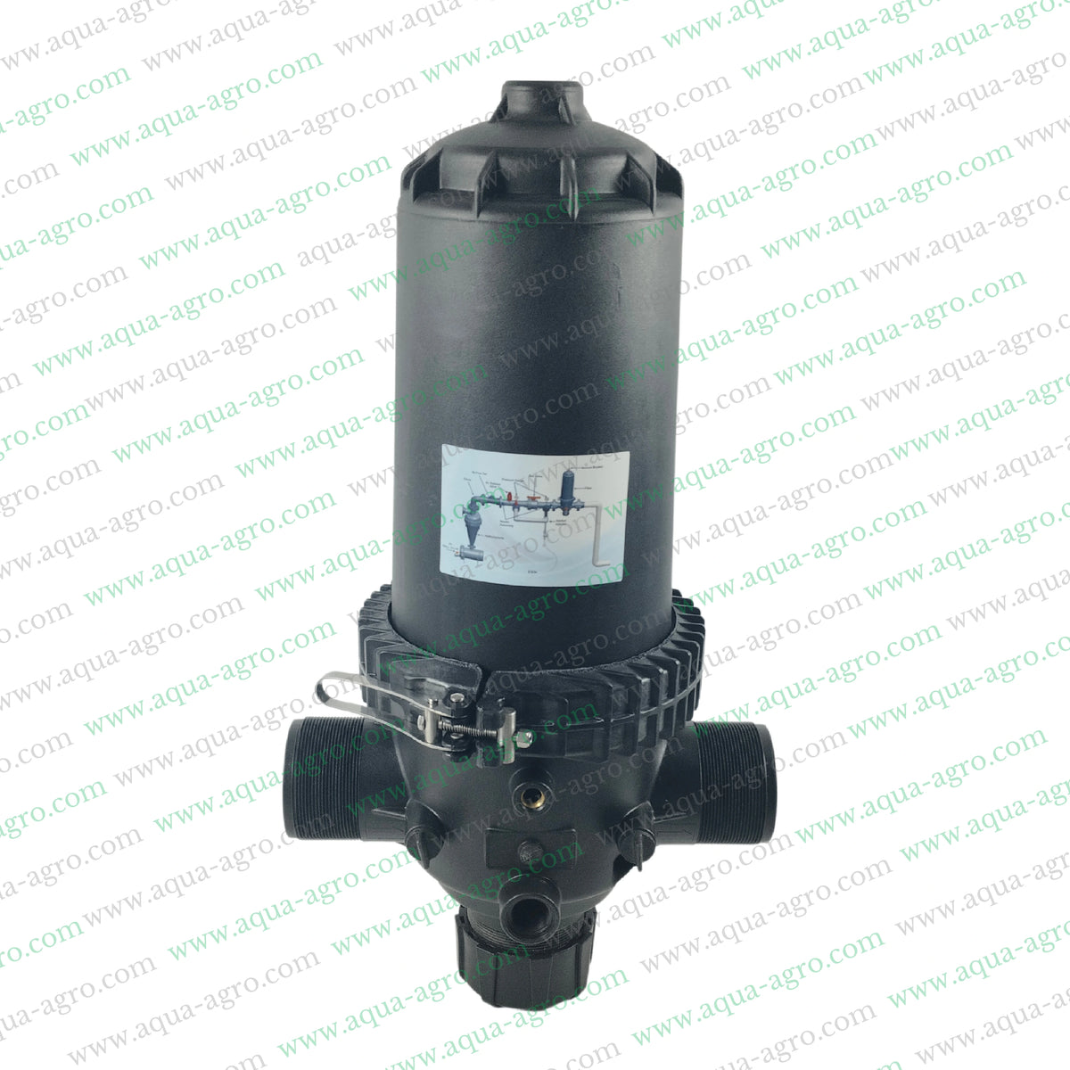 AUTOMAT - Filter - Screen - 3 Inch (90mm) (M-Thd) - T-Type - 40 (m3-Hr) - Regular Plastic Body - (HT-126-T)