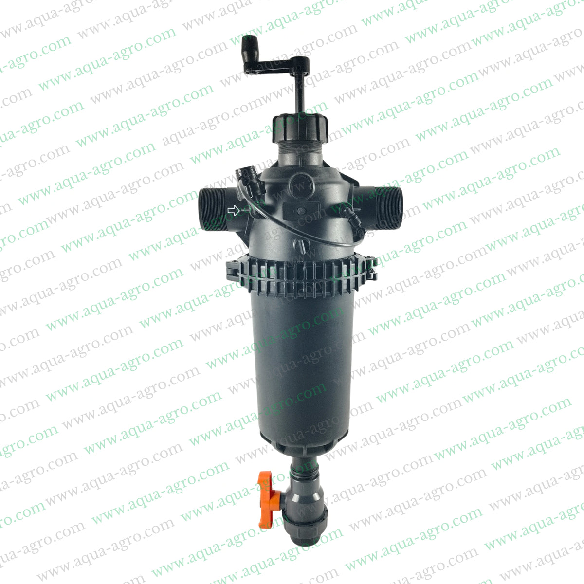 AUTOMAT - Filter - Semi - Automatic - Screen - 2.5 Inch (75mm) (M-Thd) - T-Type - 30 (m3-Hr) - Regular Plastic Body - (HT-125-TSA)
