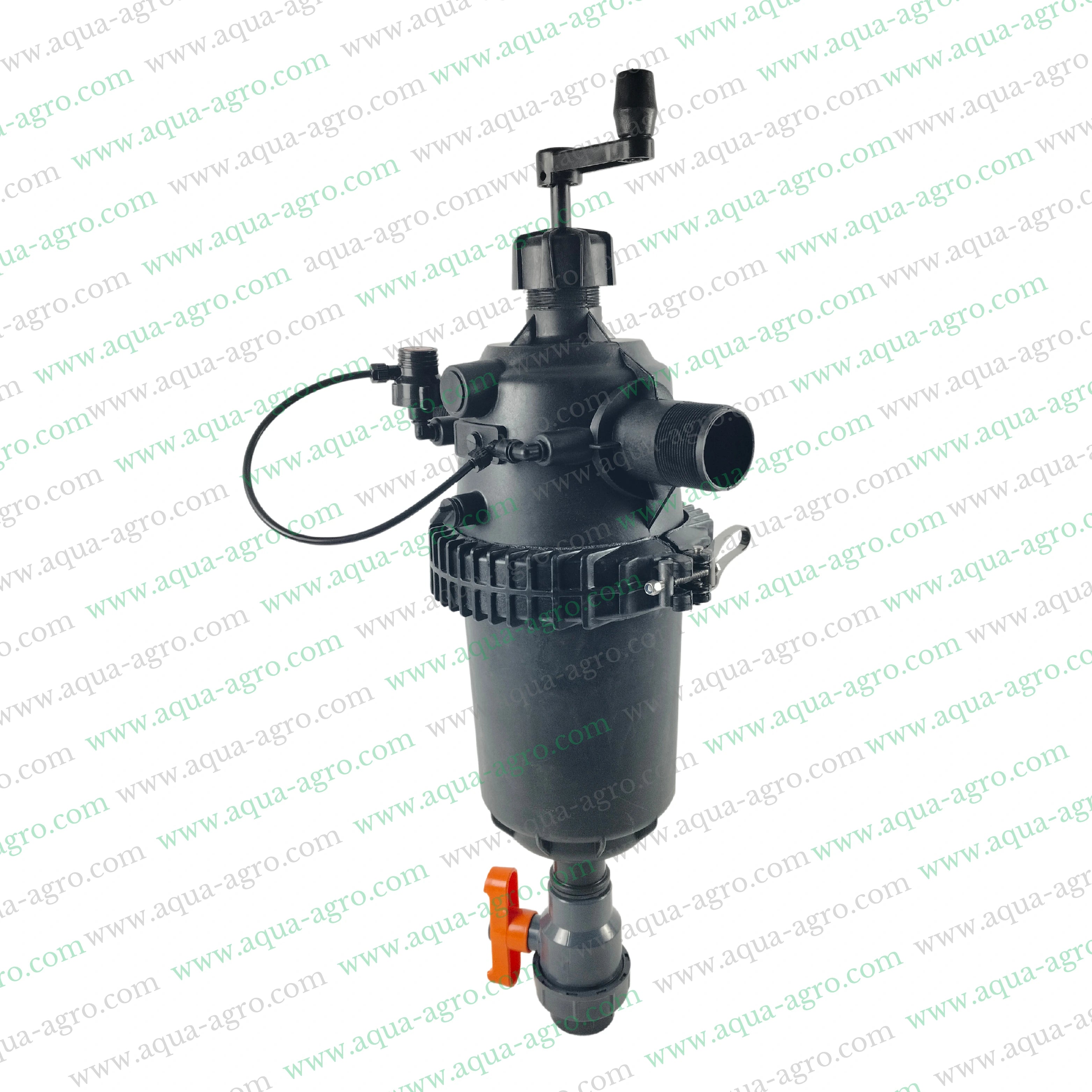 AUTOMAT - Filter - Semi - Automatic - Screen - 2 Inch (63mm) (M-Thd) - T-Type - 25 (m3-Hr) - Regular Plastic Body - (HT-124-TSA)
