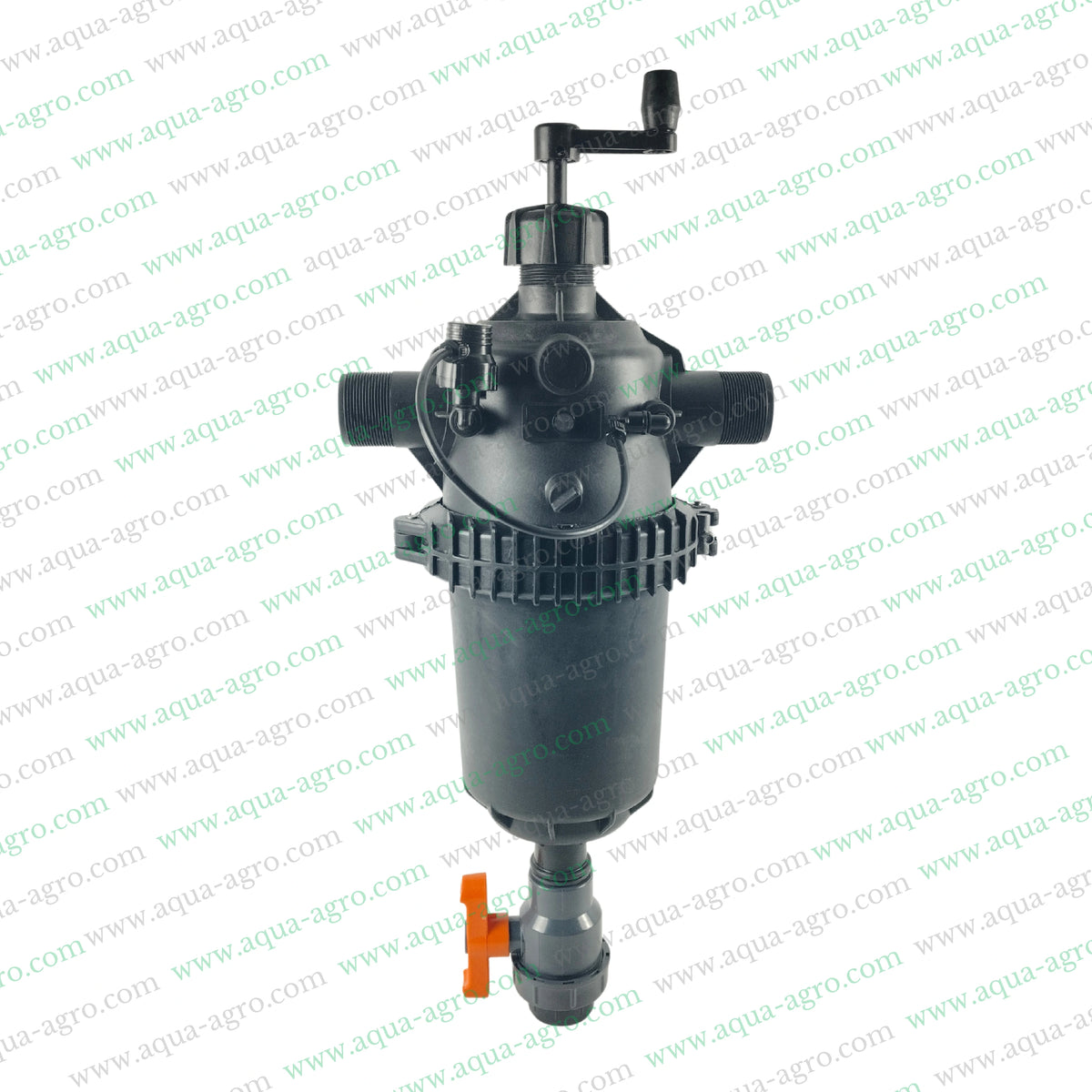 AUTOMAT - Filter - Semi - Automatic - Screen - 2 Inch (63mm) (M-Thd) - T-Type - 25 (m3-Hr) - Regular Plastic Body - (HT-124-TSA)