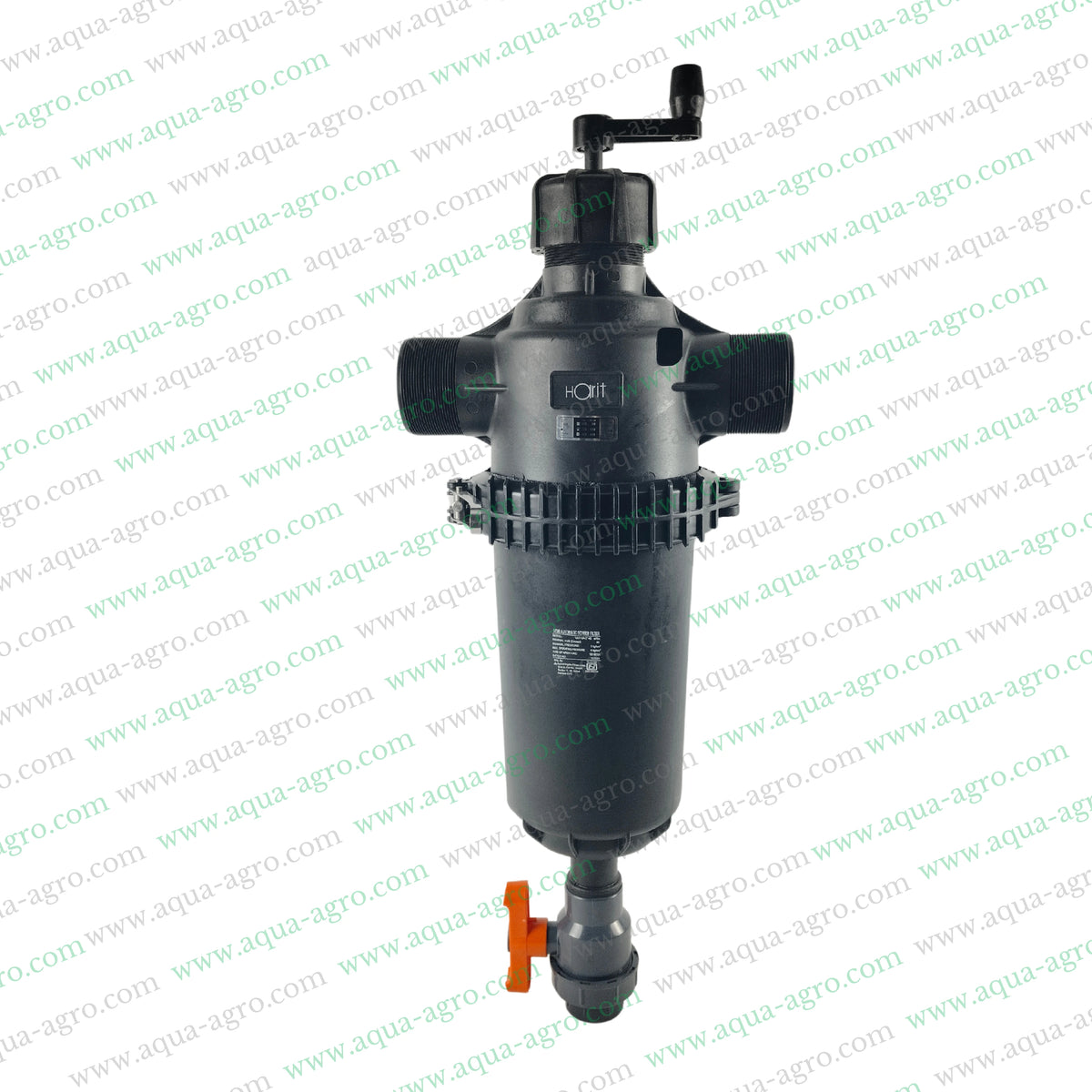 AUTOMAT - Filter - Semi - Automatic - Screen - 3 Inch (90mm) (M-Thd) - T-Type - 40 (m3-Hr) - Regular Plastic Body - (HT-126-TSA)
