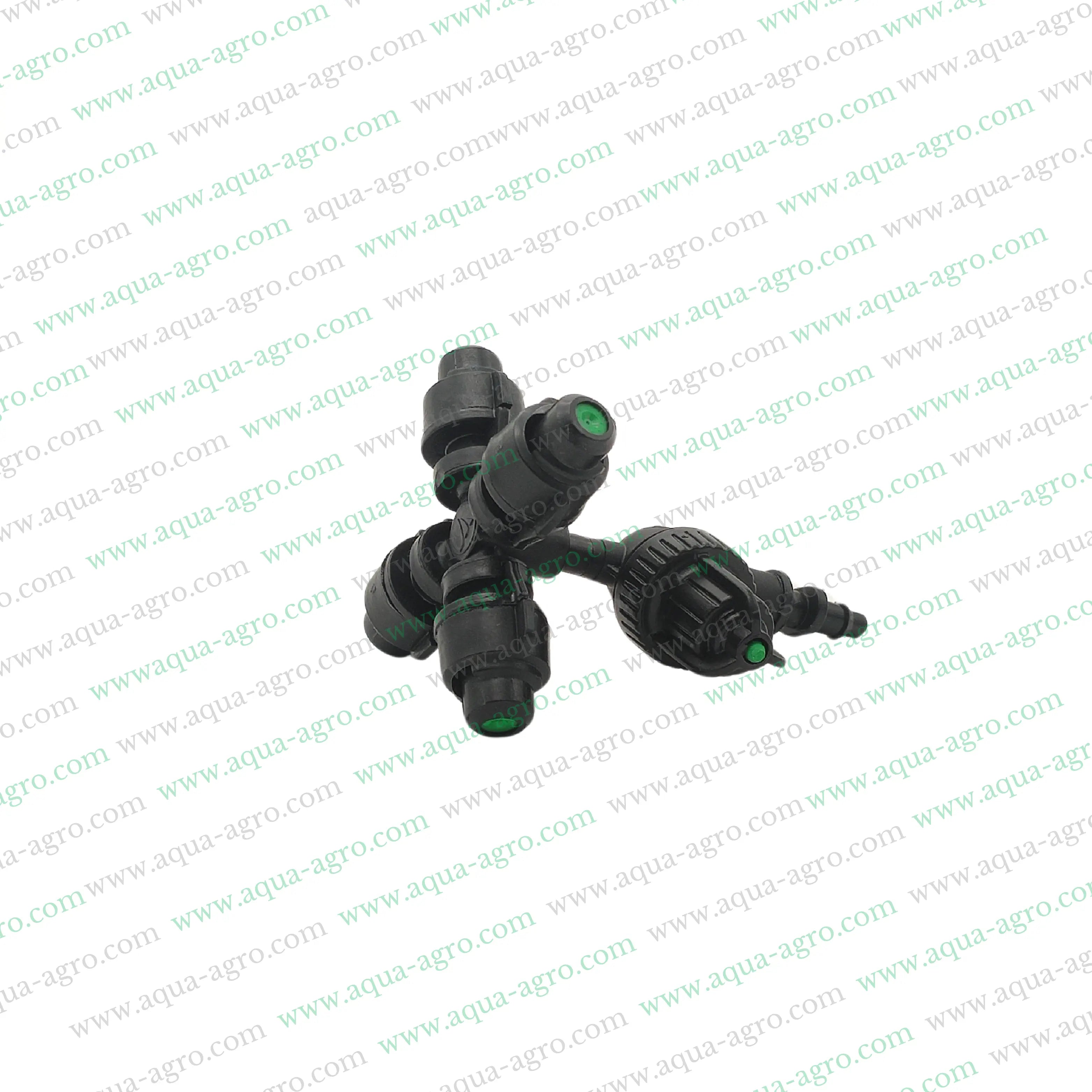 Fogger Nozzle,Plastic Fogger,Anti-Leak Fogger,Pin Type Inlet,7.5 LPH Fogger,4 Way Fogger,Garden Fogger,Landscape Fogger,Nozzle with Anti-Leak Feature
