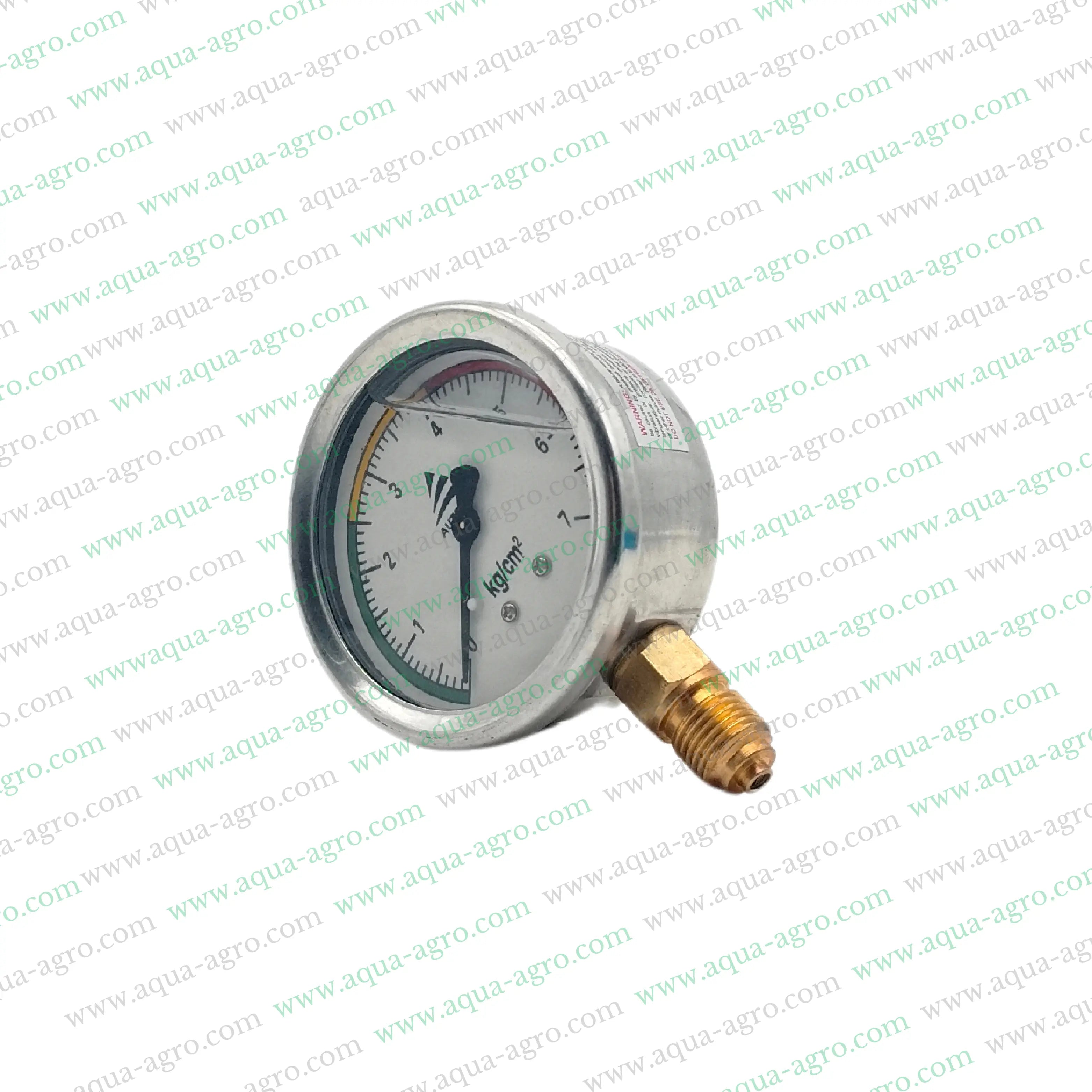 Pressure Gauge 0 to 7 Bar,2.5 Inch Dial Pressure Gauge,Glycerine Filled Pressure Gauge,Automat Pressure Gauge,Stainless Steel Pressure Gauge