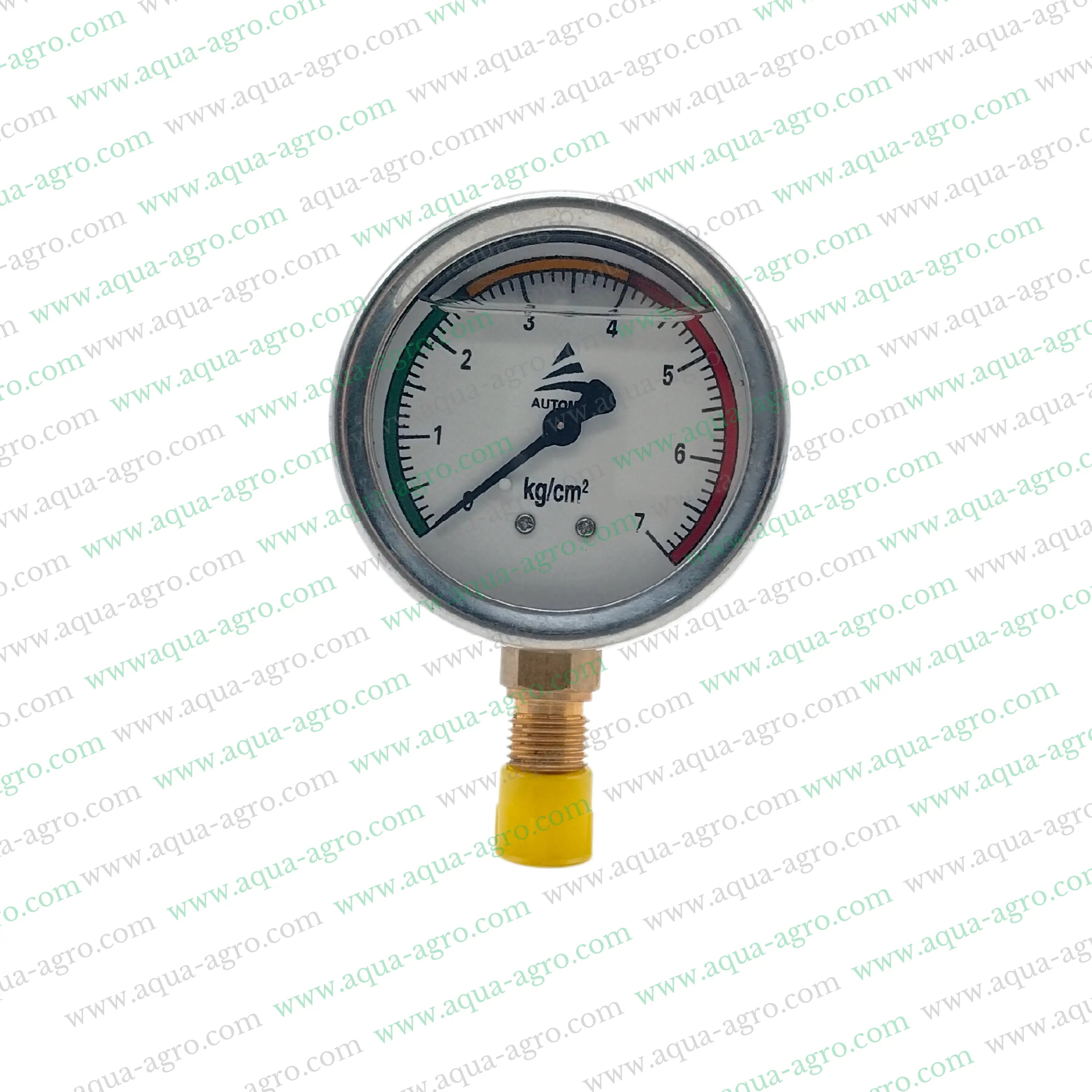 Pressure Gauge 0 to 7 Bar,2.5 Inch Dial Pressure Gauge,Glycerine Filled Pressure Gauge,Automat Pressure Gauge,Stainless Steel Pressure Gauge