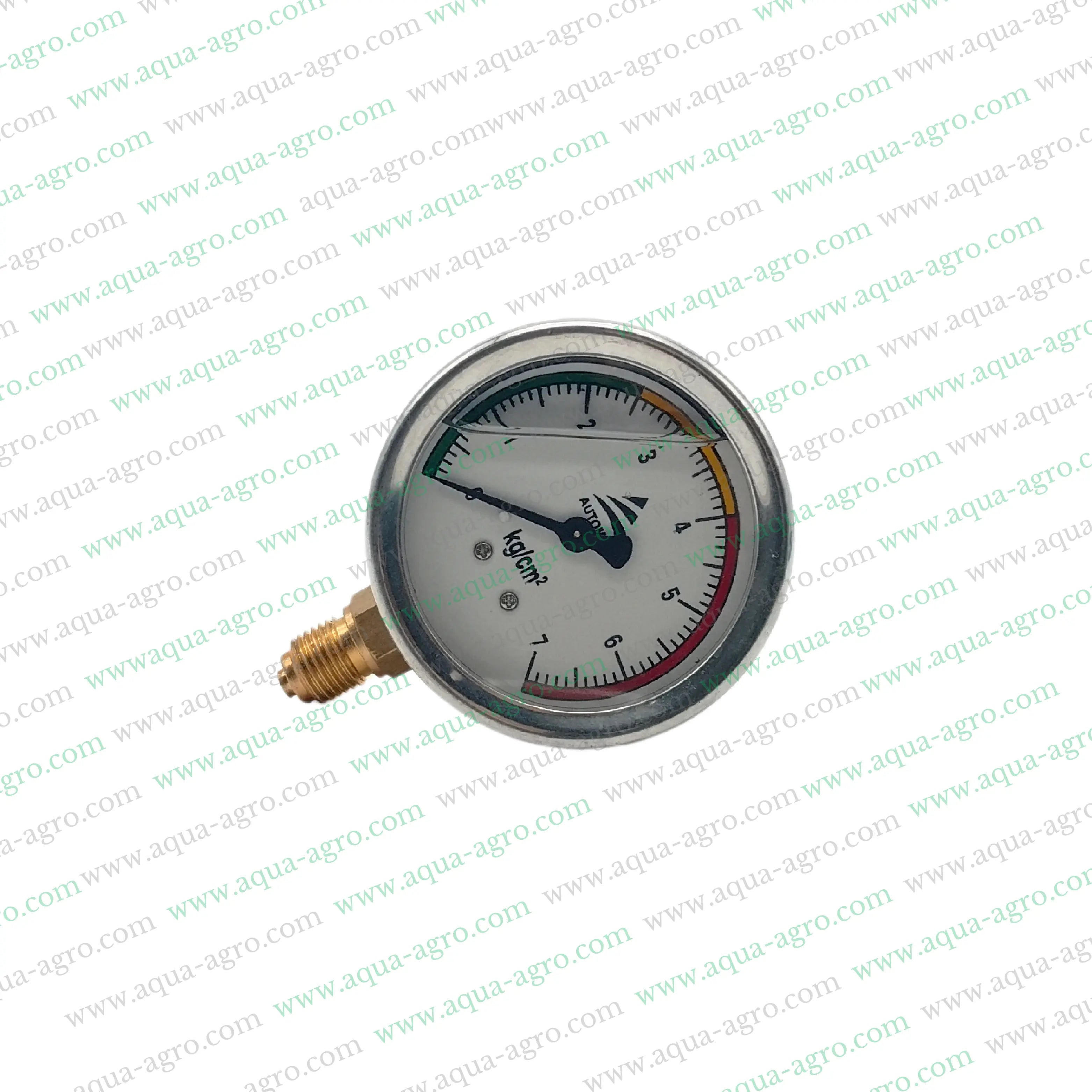 Pressure Gauge 0 to 7 Bar,2.5 Inch Dial Pressure Gauge,Glycerine Filled Pressure Gauge,Automat Pressure Gauge,Stainless Steel Pressure Gauge