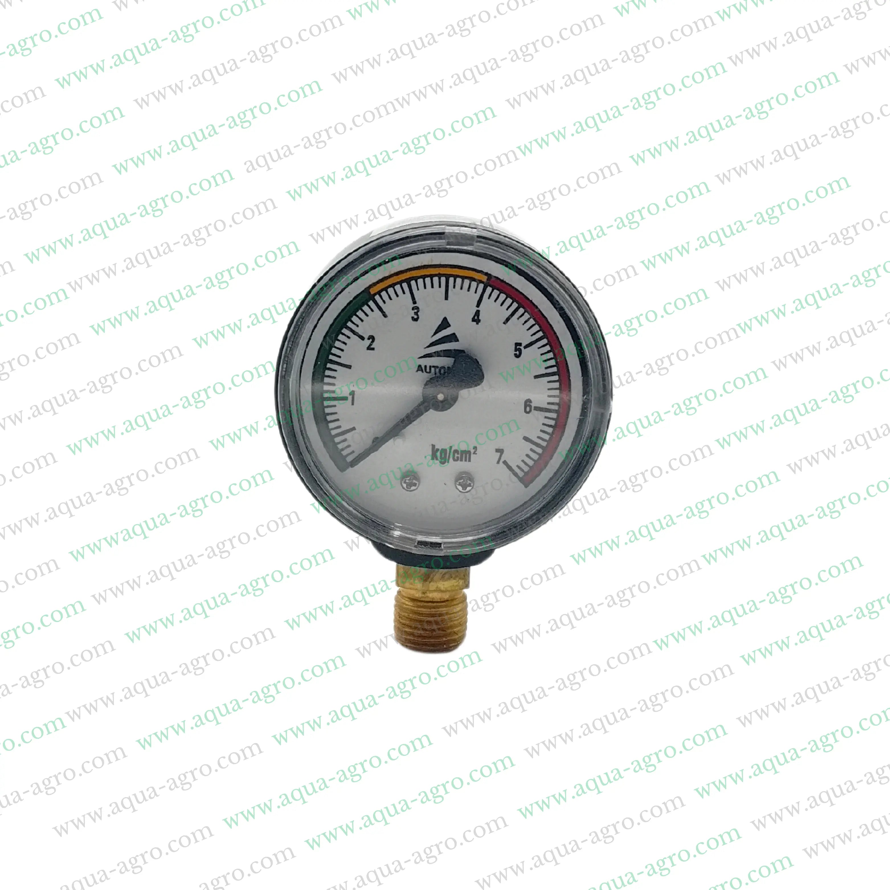 Pressure Gauge 0-7 BAR,2 Inch Dial Pressure Gauge,MS Body Pressure Gauge,Automat Pressure Gauge,Threaded Inlet Pressure Gauge