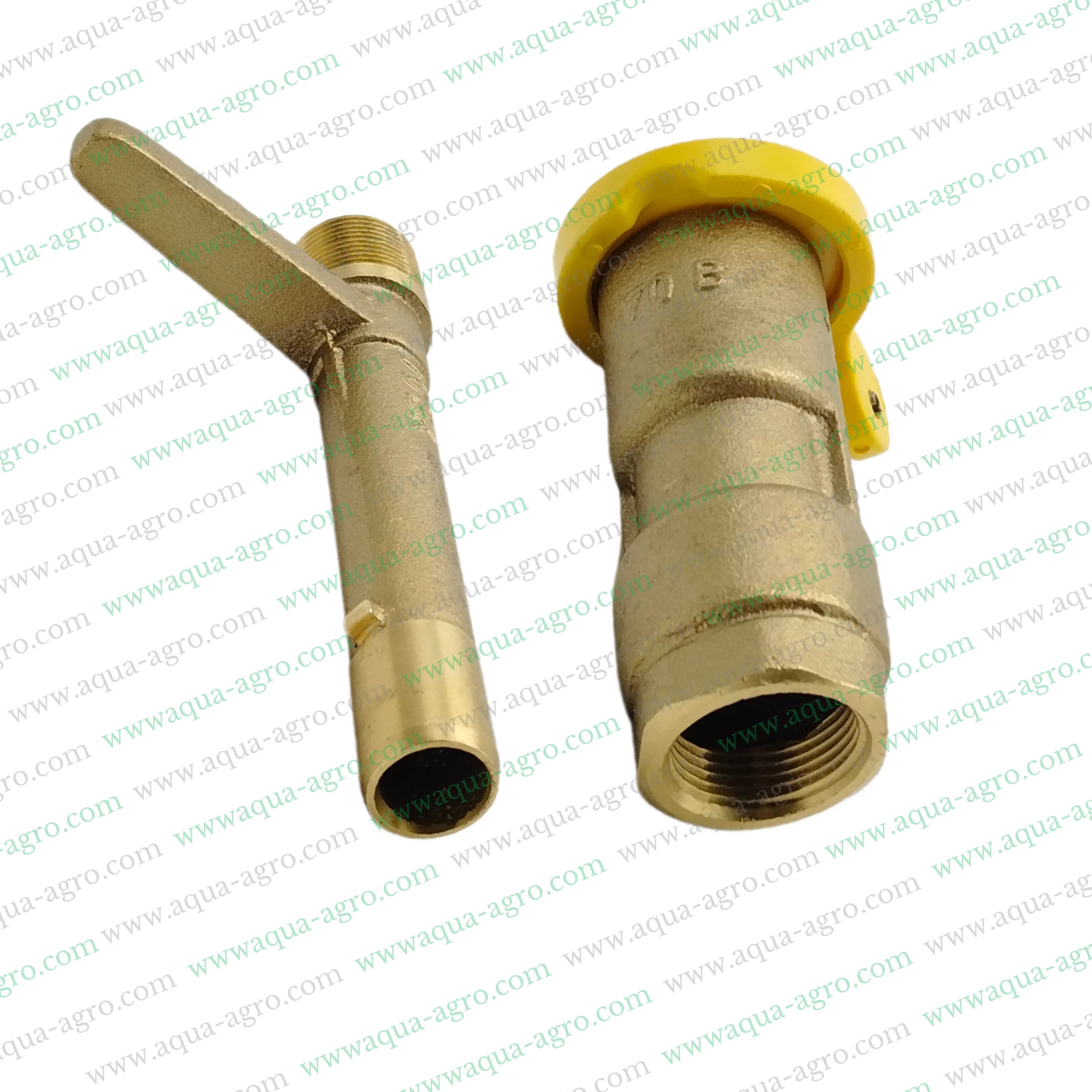 Quick Coupling Valve (QCV),HT 70 B Quick Coupling,0.75 inch QCV Valve,25mm F Threaded Valve,Riser Key Coupling Inlet Bottom Valve,Metal Quick Coupling Valve