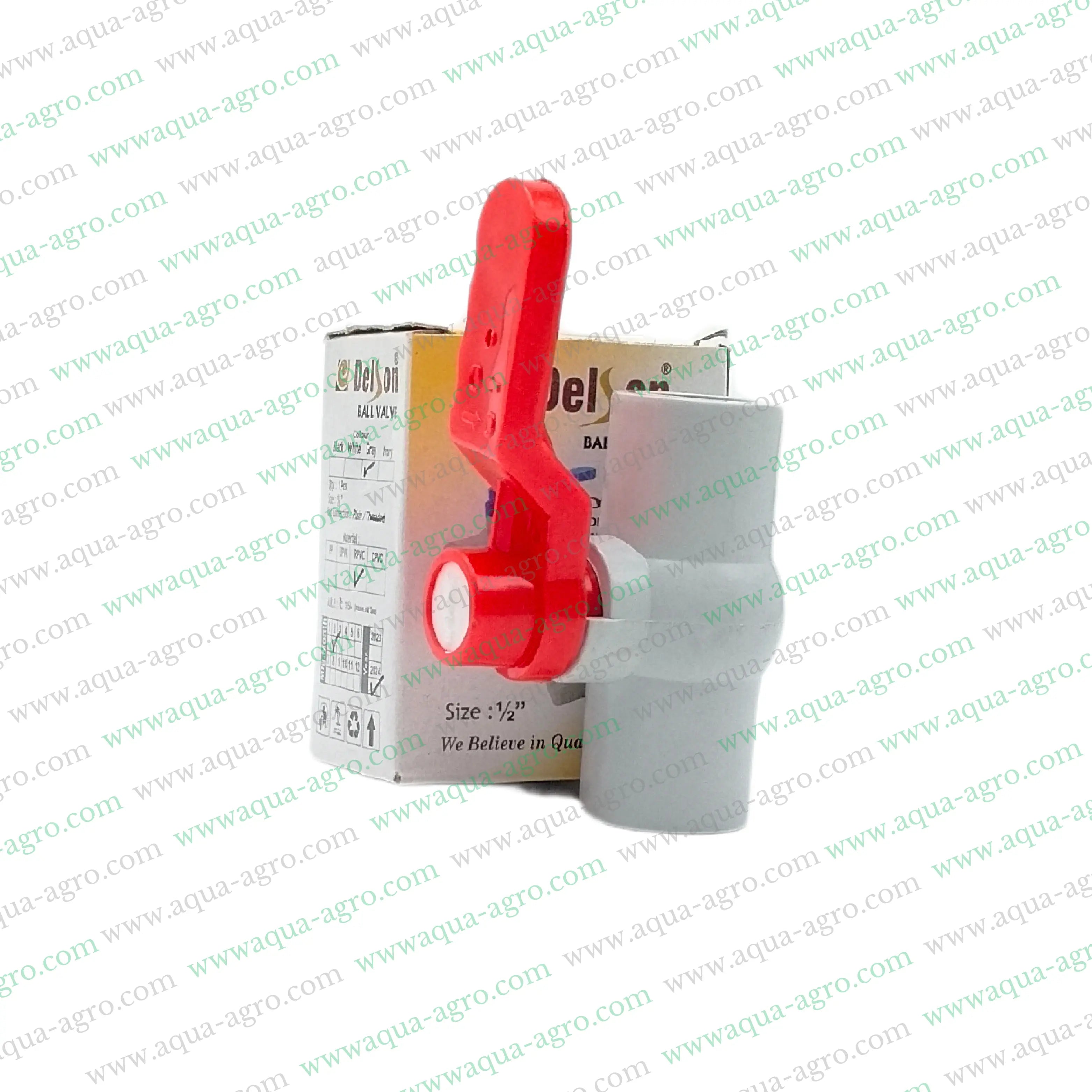 Delson PVC valve,PVC ball valve 20mm,Plastic ball valve 0.5 inch,Moulded ball valve for irrigation,Plain end socket PVC valve