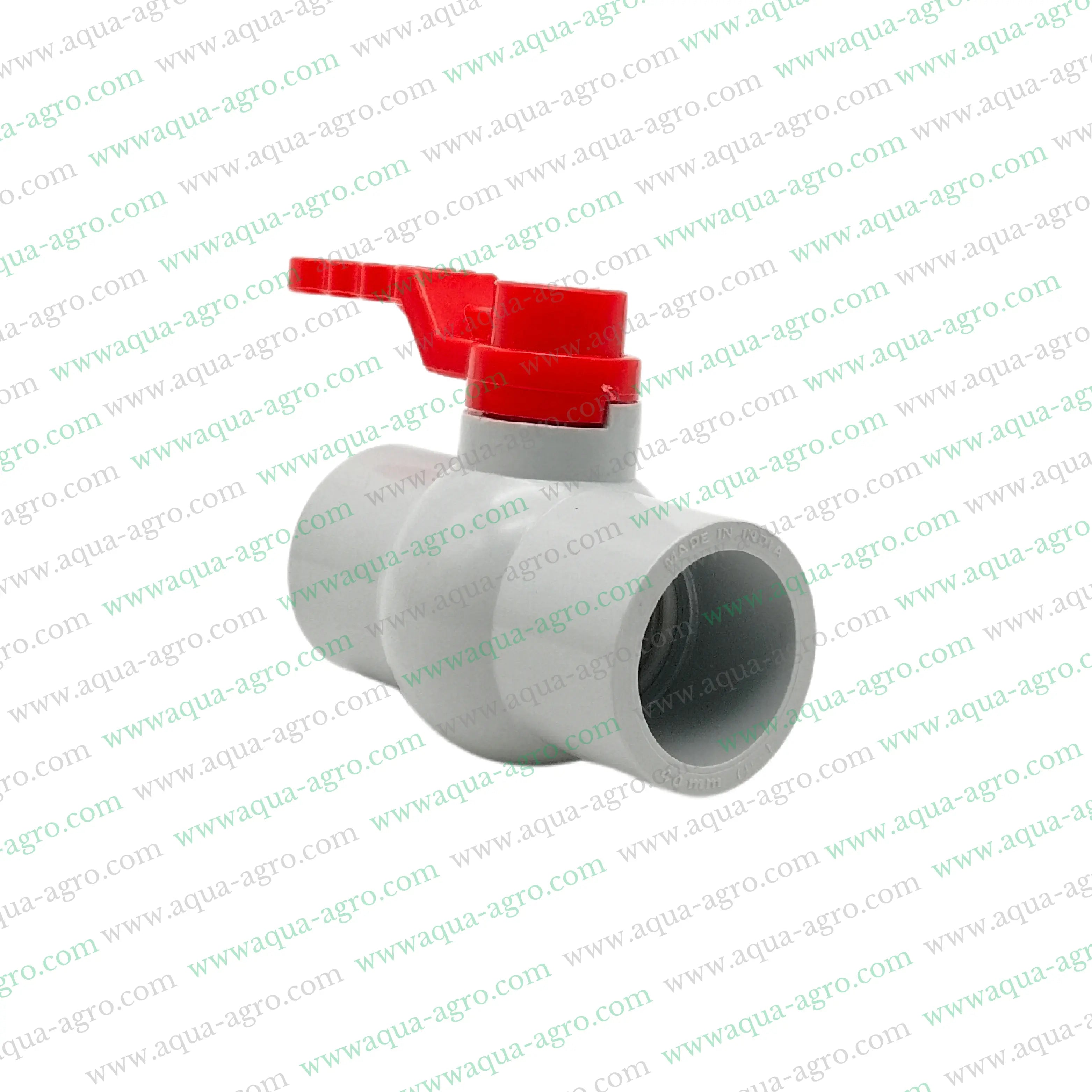 Delson PVC valve,PVC ball valve 40mm,Plastic ball valve 1.25 inch,Moulded ball valve for irrigation,Plain end socket PVC valve