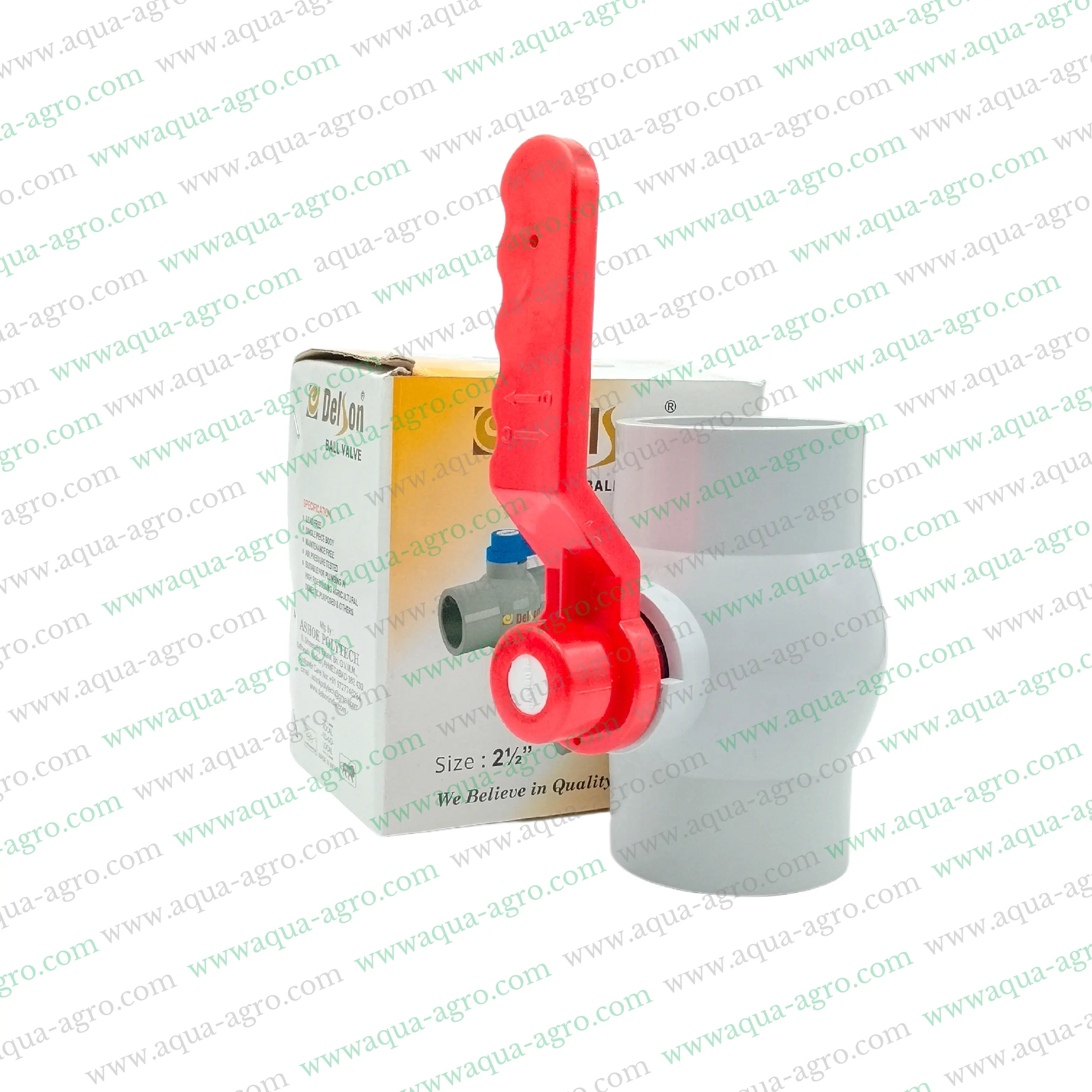 Delson PVC valve,PVC ball valve 75mm,Plastic ball valve 2.5 inch,Moulded ball valve for irrigation,Plain end socket PVC valve