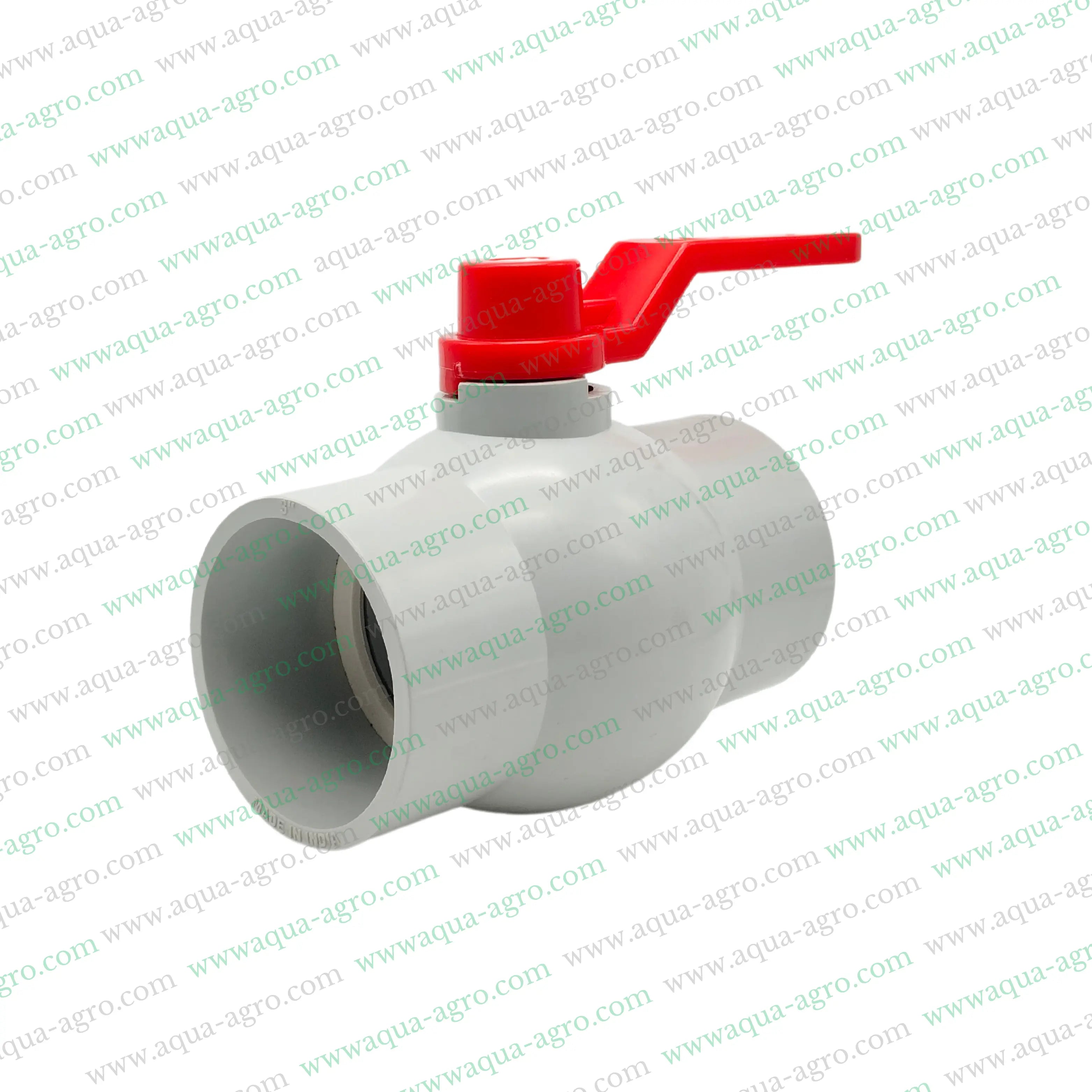 Delson PVC valve,PVC ball valve 90mm,Plastic ball valve 3 inch,Moulded ball valve for irrigation,Plain end socket PVC valve