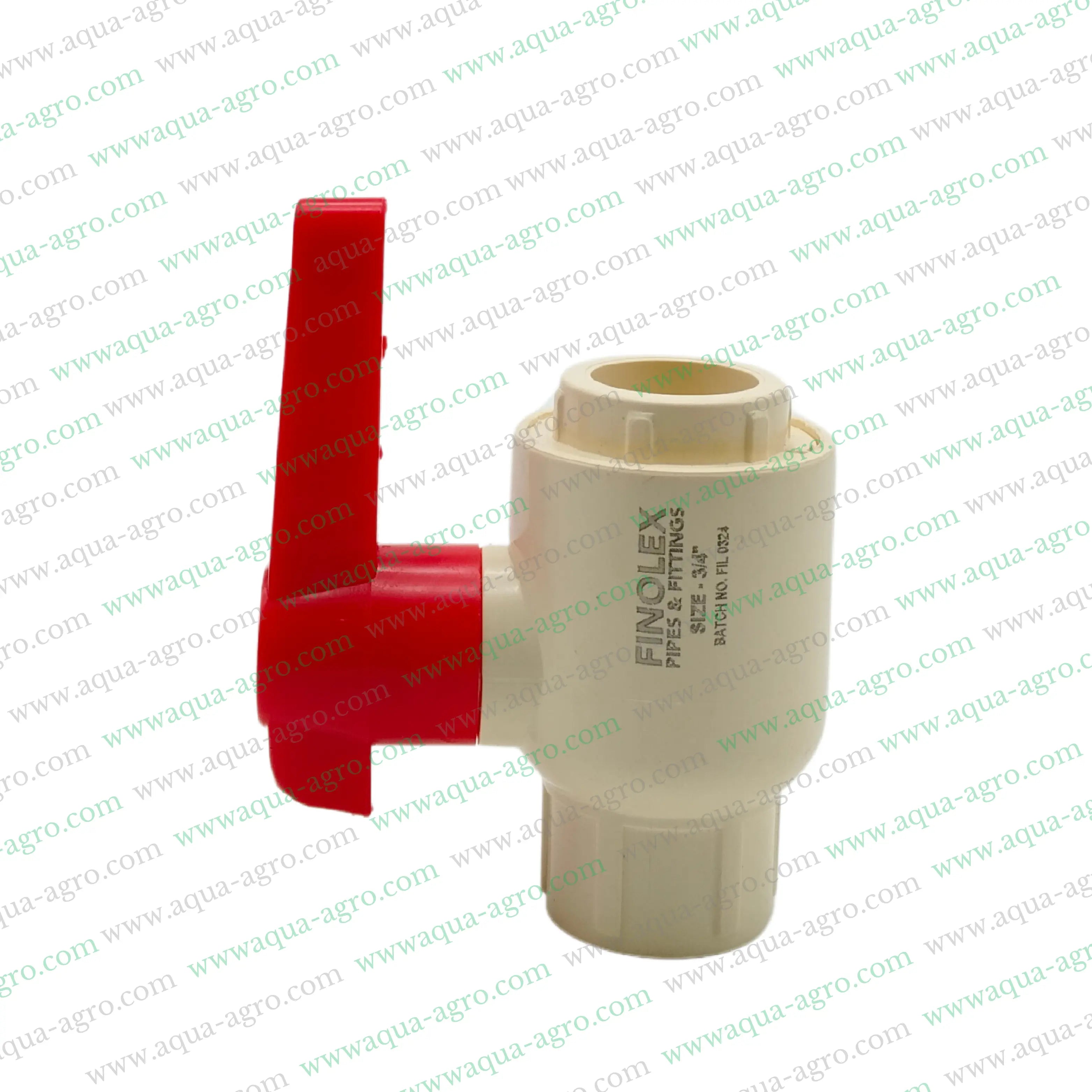 Finolex ball valve,CPVC ball valve,0.75 inch ball valve,25mm ball valve,Plain end socket ball valve,PVC ball valve supplier,CPVC socket fittings