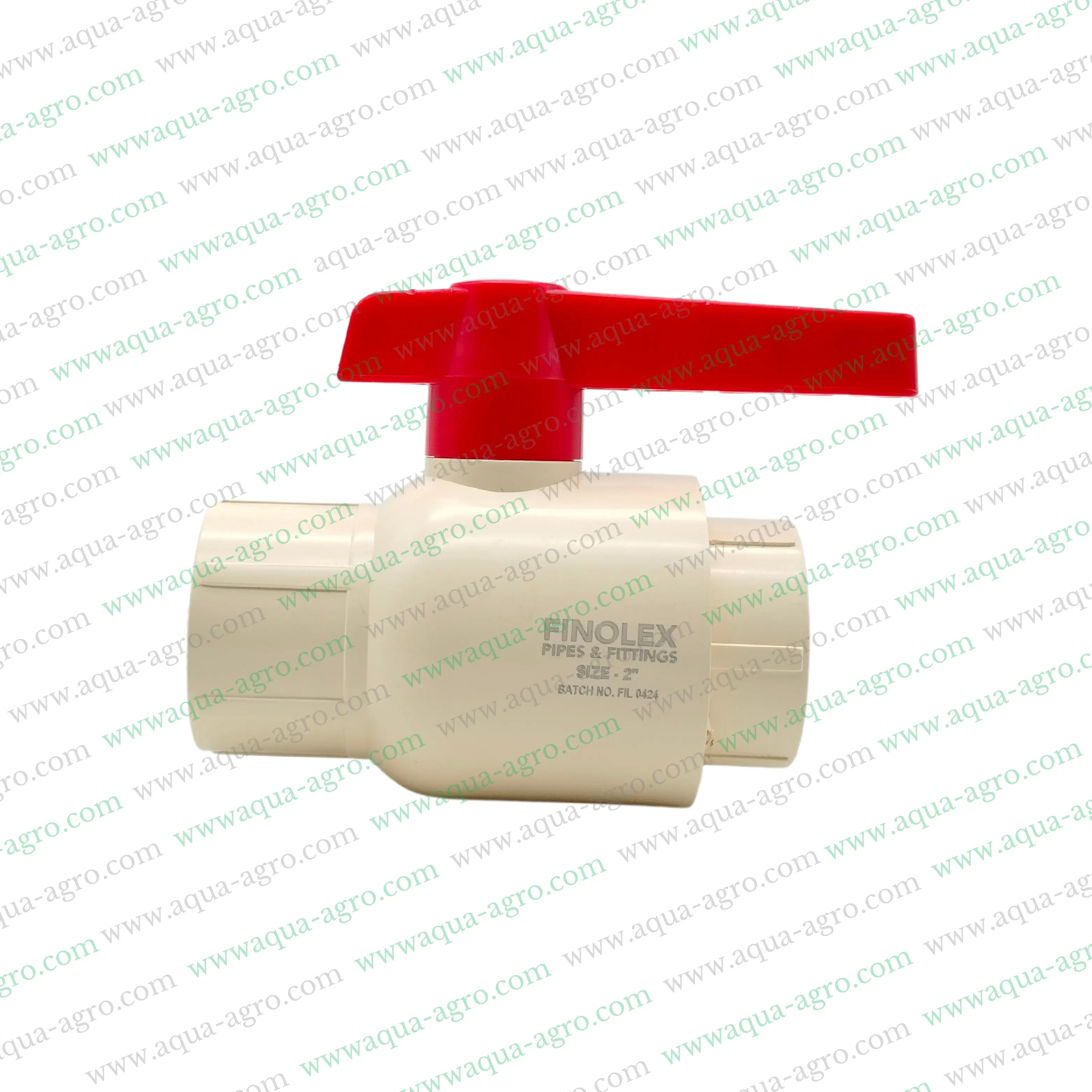 Finolex CPVC Ball Valve,2 inch CPVC Ball Valve,Plastic CPVC Ball Valve,Moulded Ball Valve,Plain End Socket Ball Valve,High-Pressure CPVC Valve,63 mm Ball valve