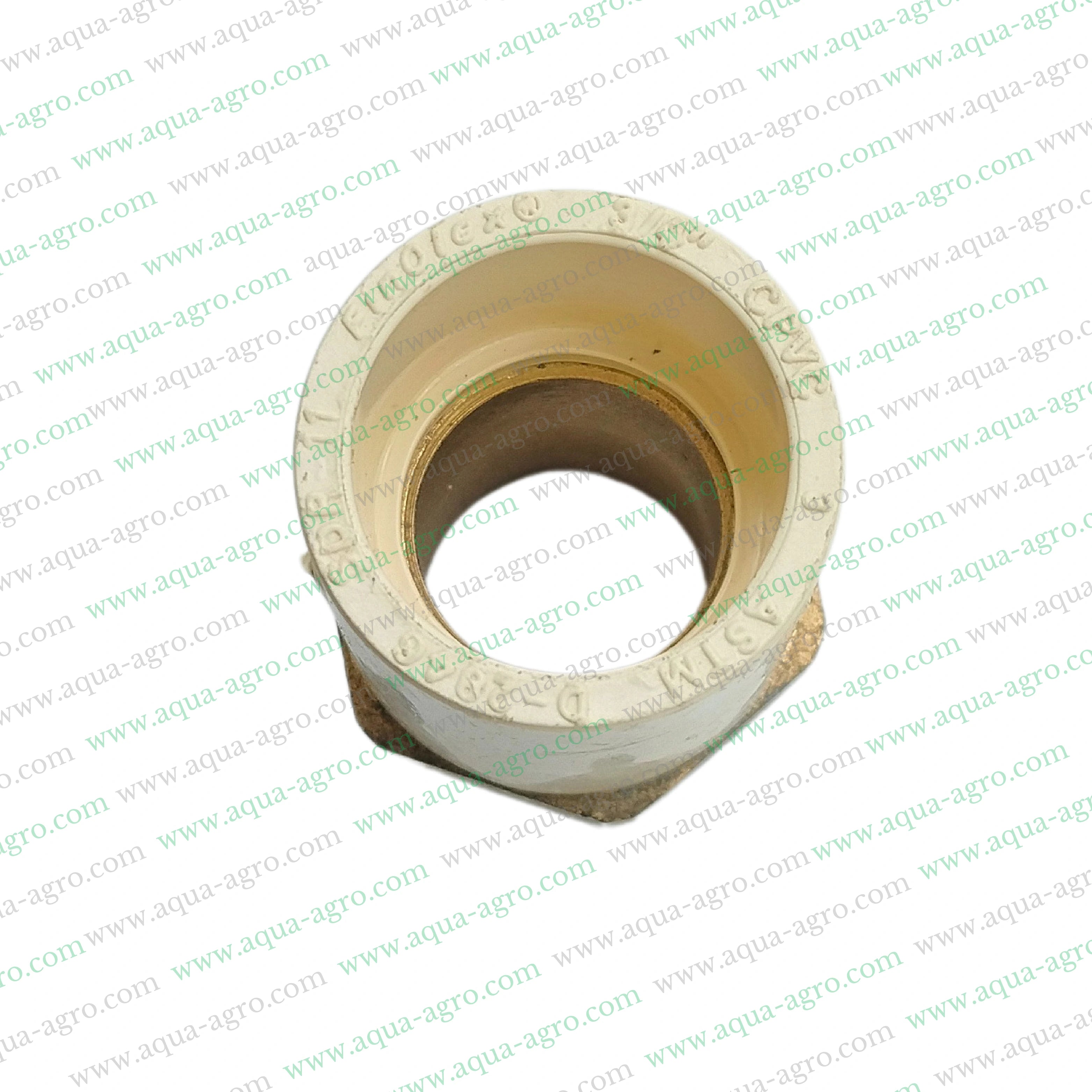 Finolex CPVC male threaded adapter,0.75 inch brass MTA fitting,CPVC MTA male threaded adaptor SDR 11,Brass threaded CPVC adapter 20mm