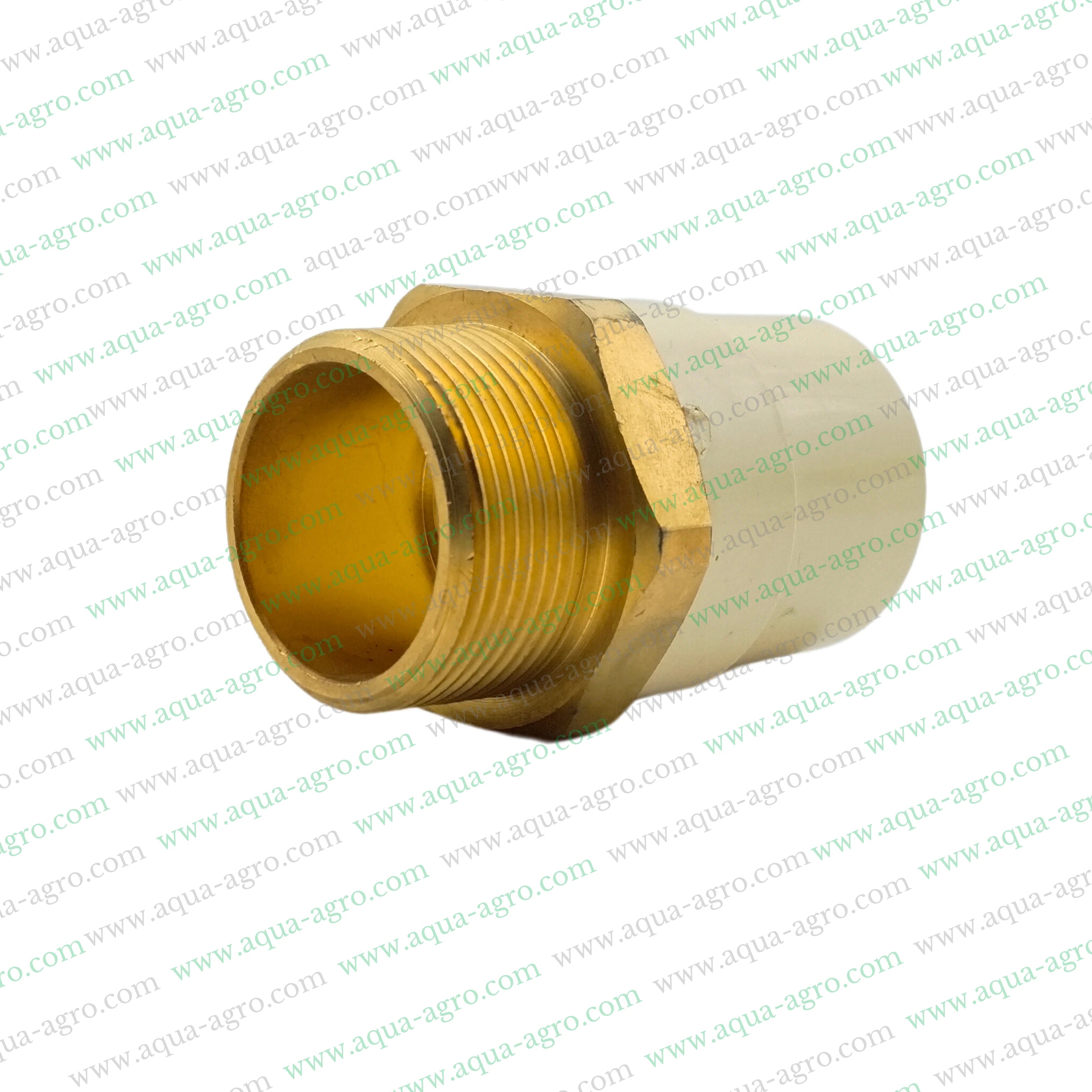 Finolex CPVC brass male adapter,1.25 inch CPVC male threaded adapter,32mm CPVC MTA fitting SDR 11,Brass insert MTA for CPVC pipes