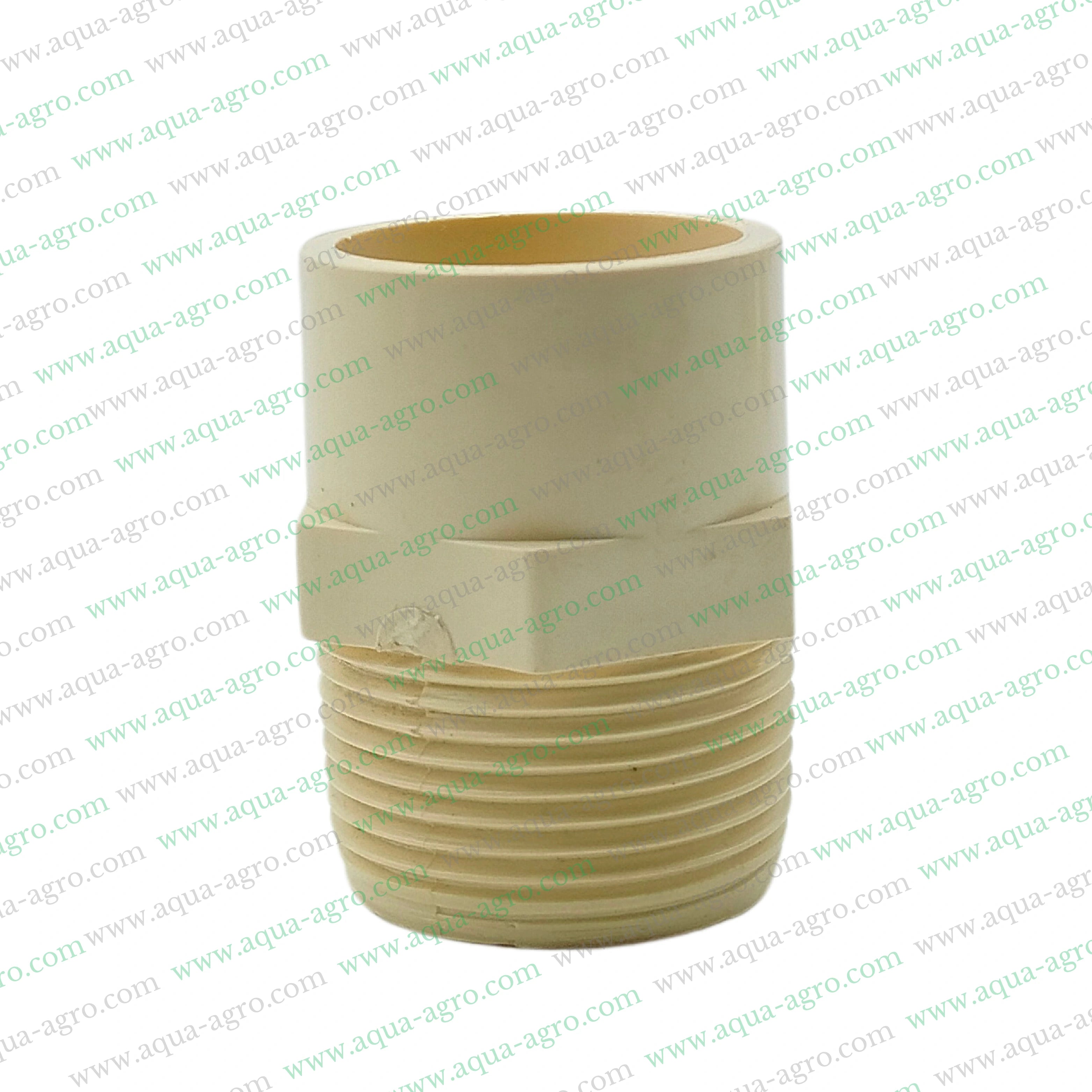 Finolex CPVC male threaded adapter 1.25 inch,CPVC MTA 32mm SDR 11 fittings,1.25 inch CPVC male adapter MAPT SDR 11
