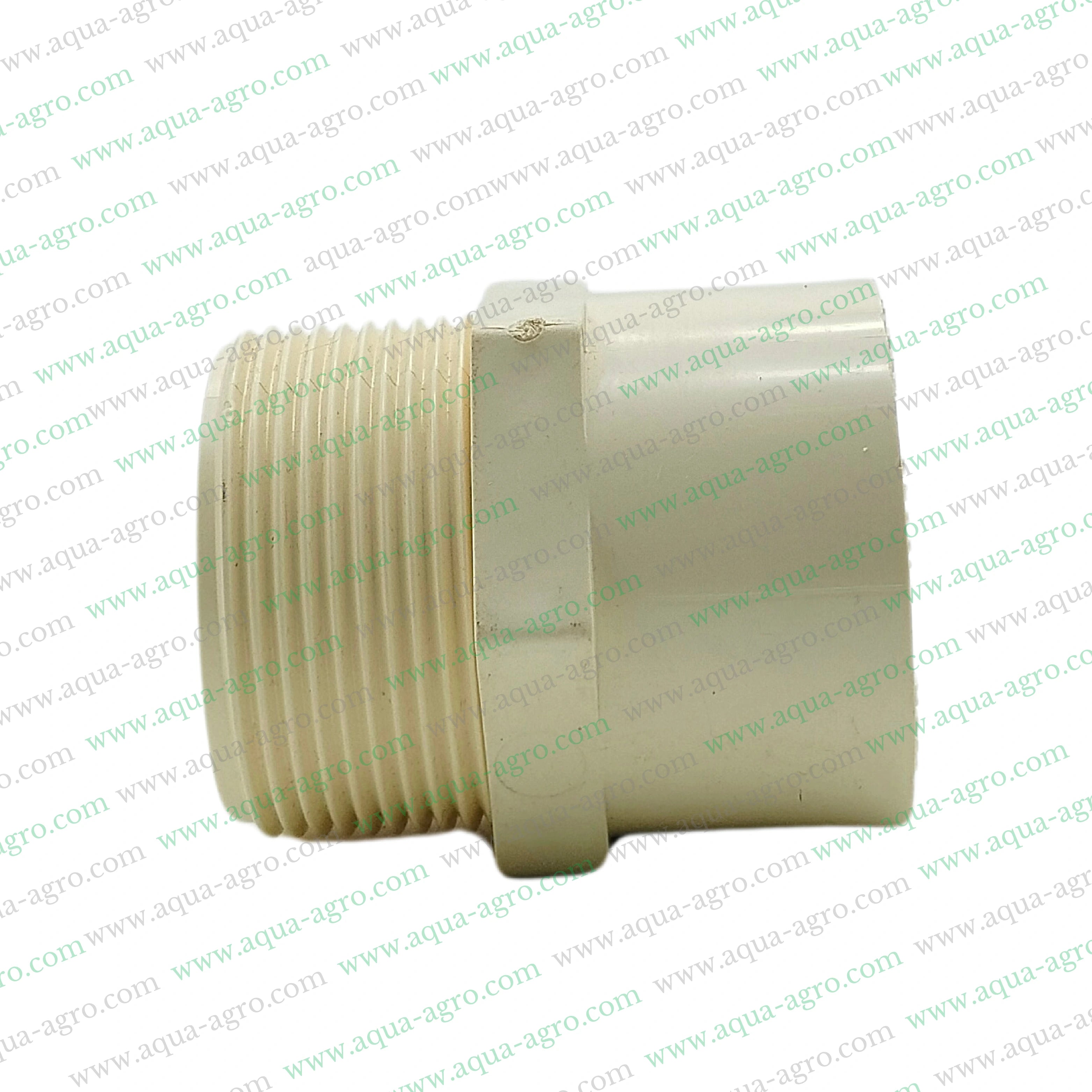 Finolex CPVC Male Threaded Adapter,1.5 inch CPVC Male Adapter SDR 11,40mm CPVC MTA Male Threaded Adaptor,MAPT CPVC Male Threaded Adaptor SDR 11