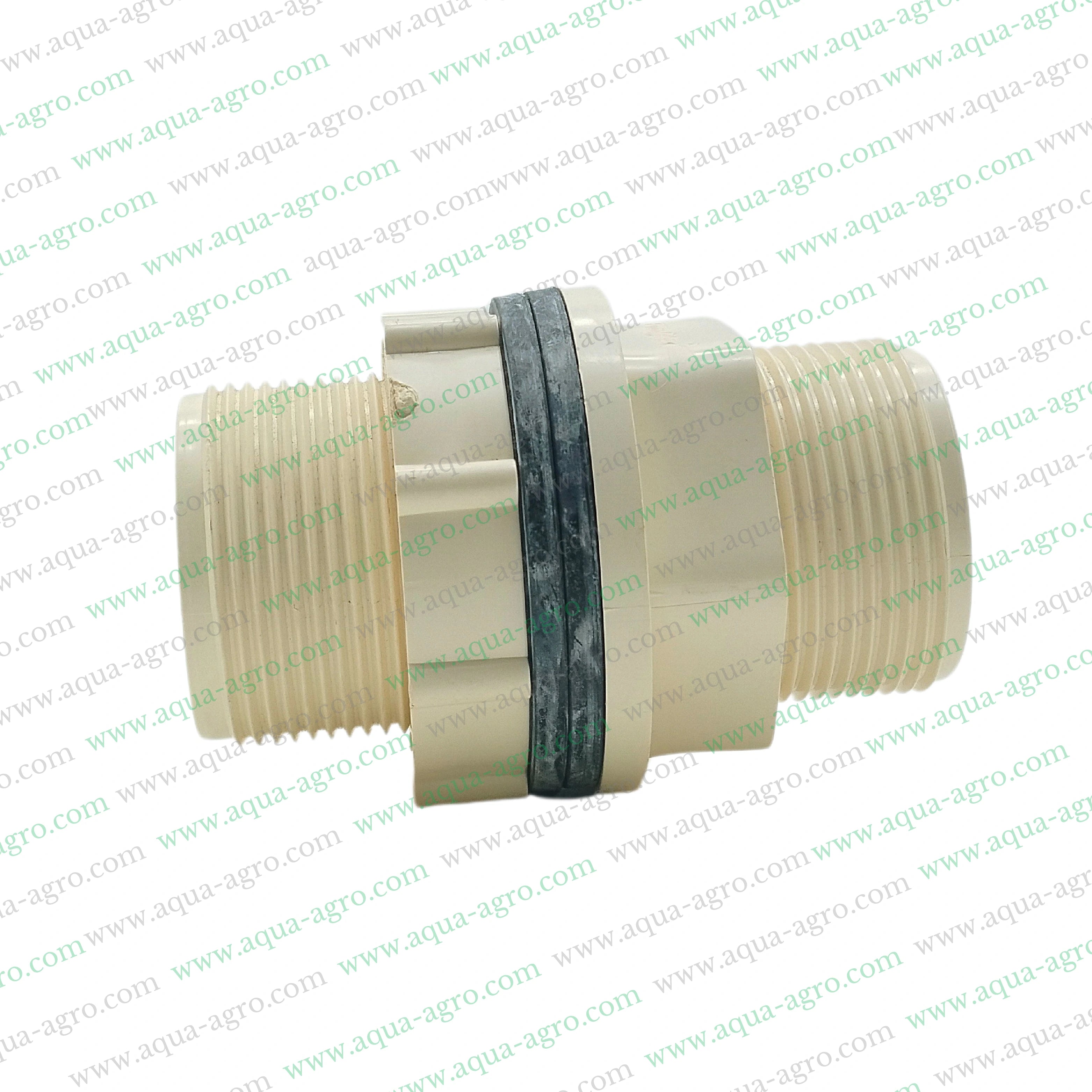 Finolex CPVC 1.5 inch fittings,40mm CPVC tank nipple threaded,CPVC SDR 11 pipe accessories,CPVC threaded tank nipple 1.5 inch