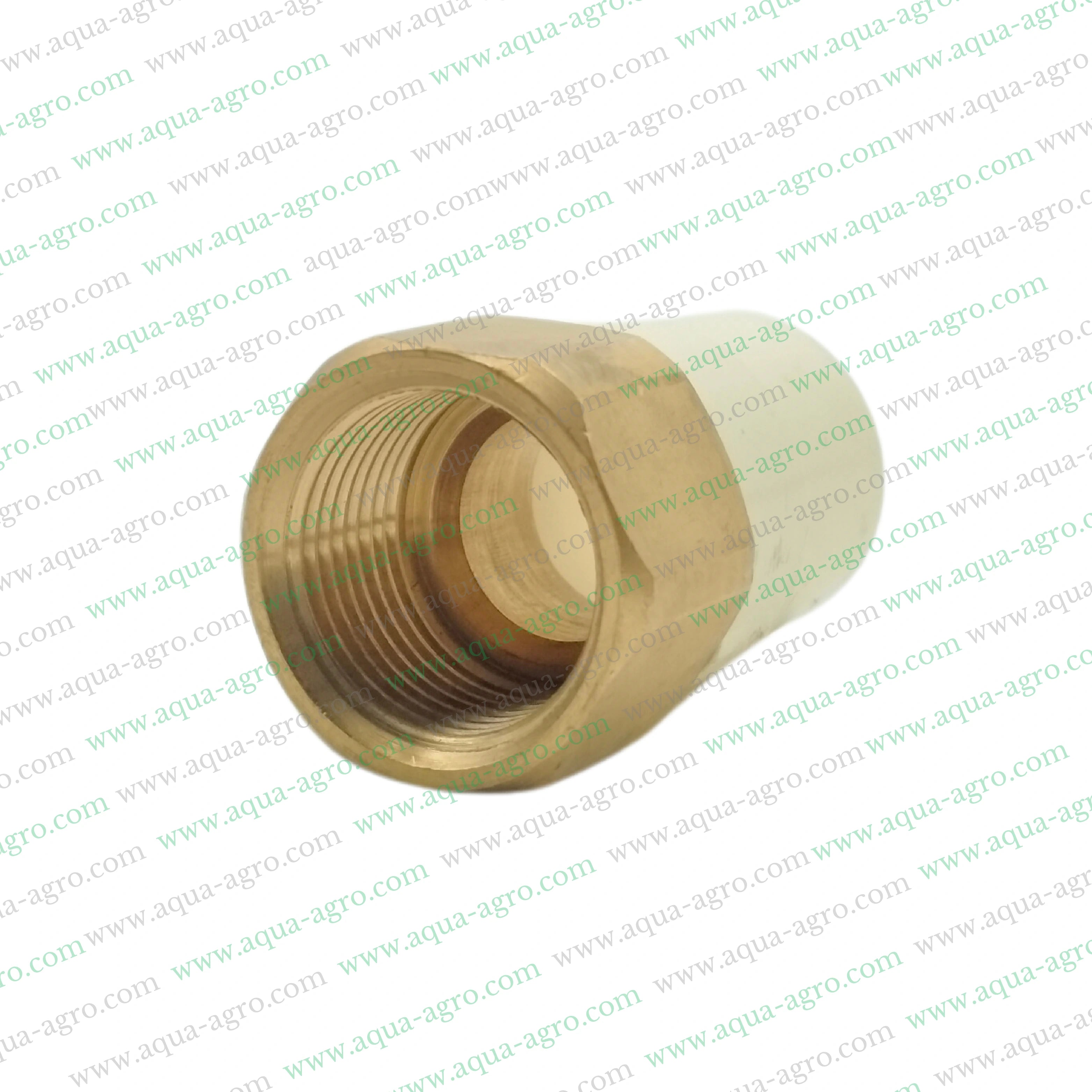 Finolex CPVC female threaded adapter 1 inch,1 inch CPVC brass threaded FTA SDR 11,CPVC female adapter 25mm brass threaded SDR 11,Finolex 1 inch brass female threaded adapter SDR 11