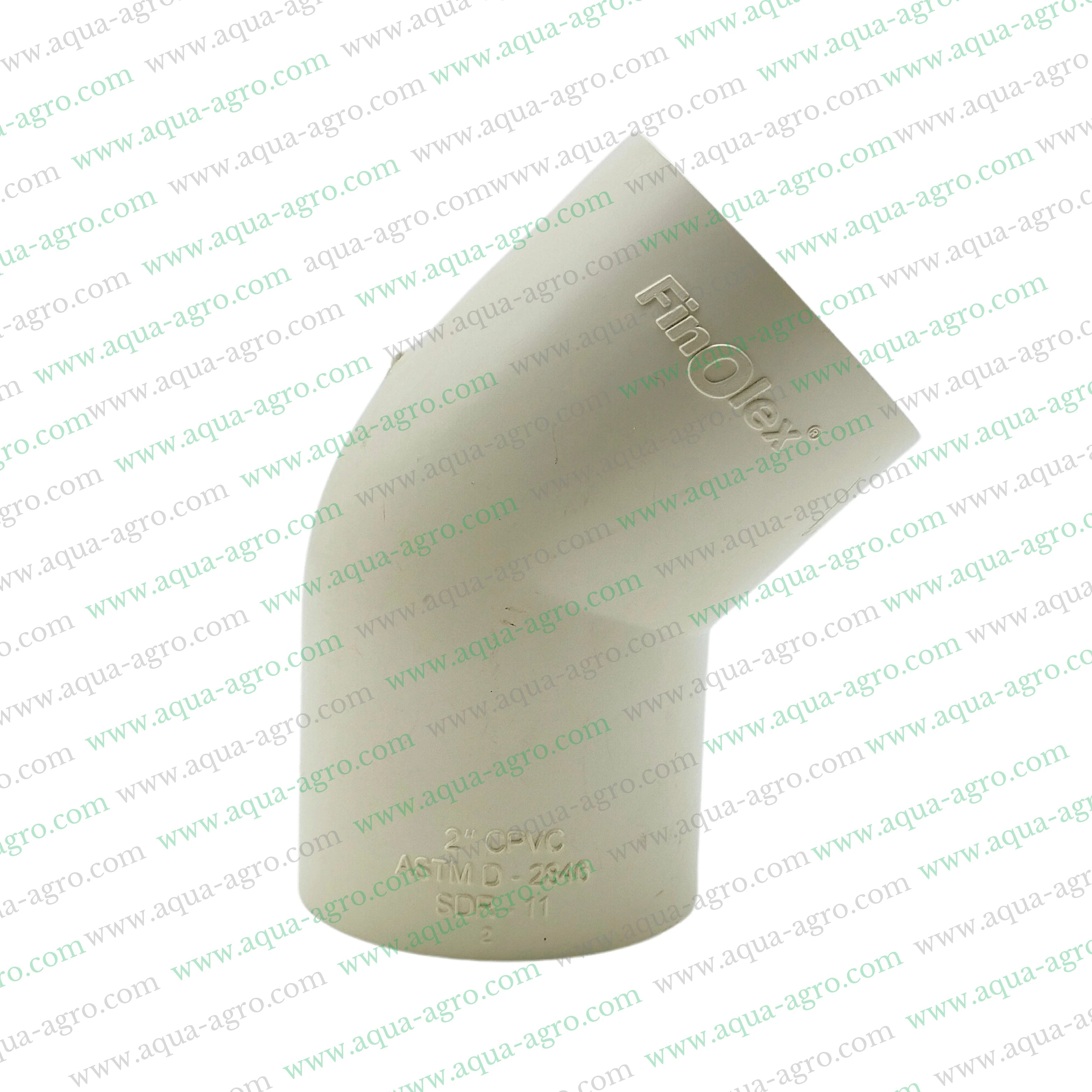 Finolex CPVC 2 inch 45 degree elbow,CPVC 2 inch 45 degree elbow SDR 11,Finolex CPVC pipe fittings 2 inch elbow,2 inch CPVC 45 degree elbow fitting