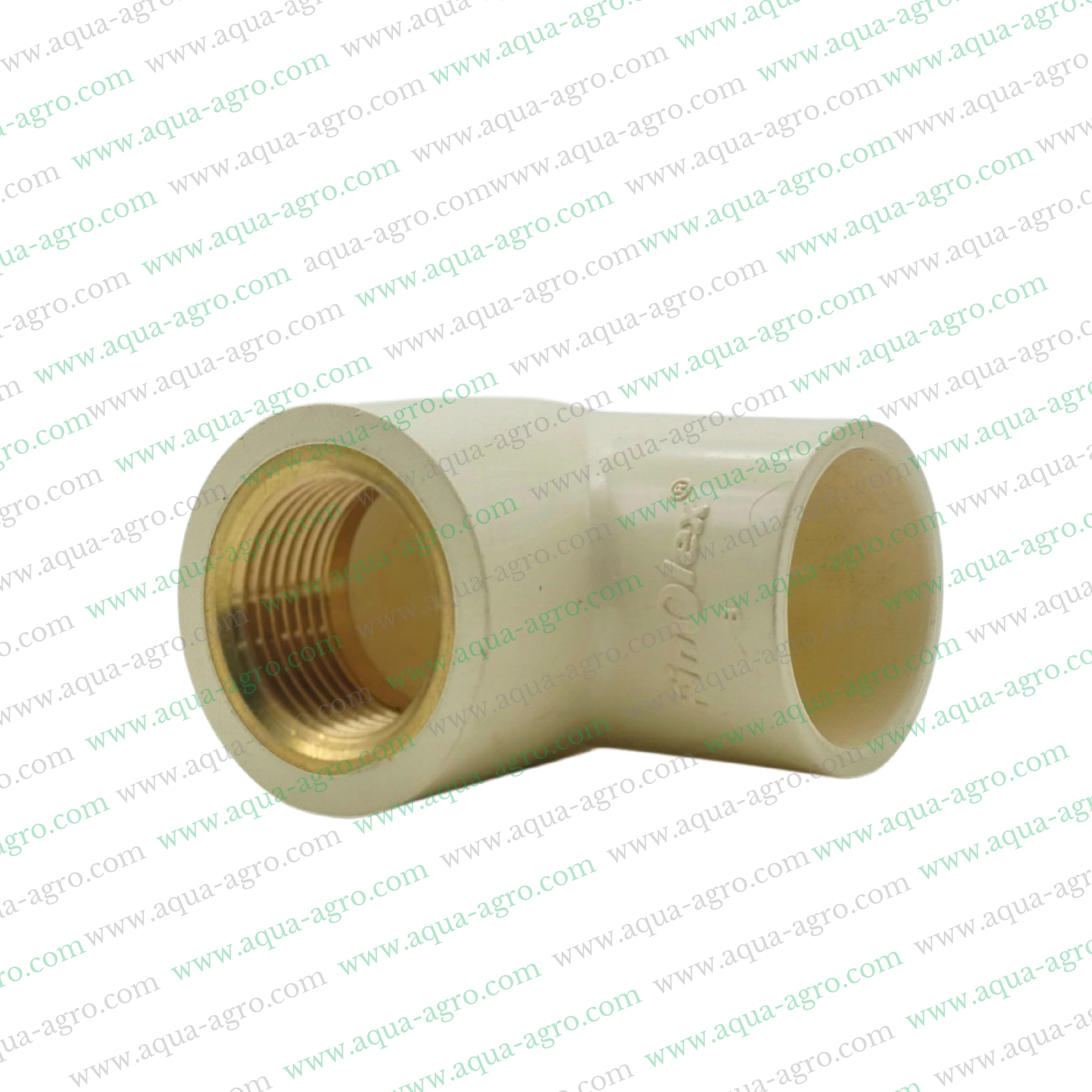 CPVC brass threaded reducing elbow 1 inch to 0.75 inch,CPVC brass threaded reducing elbow 25mm to 20mm,CPVC brass reducing elbow SDR 11,Finolex CPVC brass threaded elbow