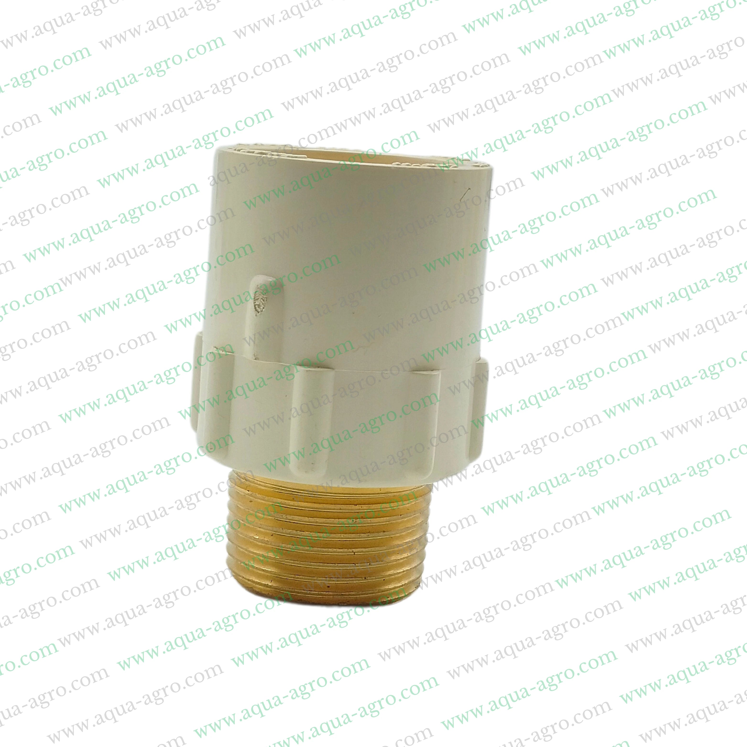 CPVC brass threaded reducing male adapter 1 inch to 0.75 inch,CPVC brass threaded reducing male adapter 25mm to 20mm,Finolex CPVC reducing MTA brass,CPVC brass MTA 1 inch x 0.75 inch SDR 11