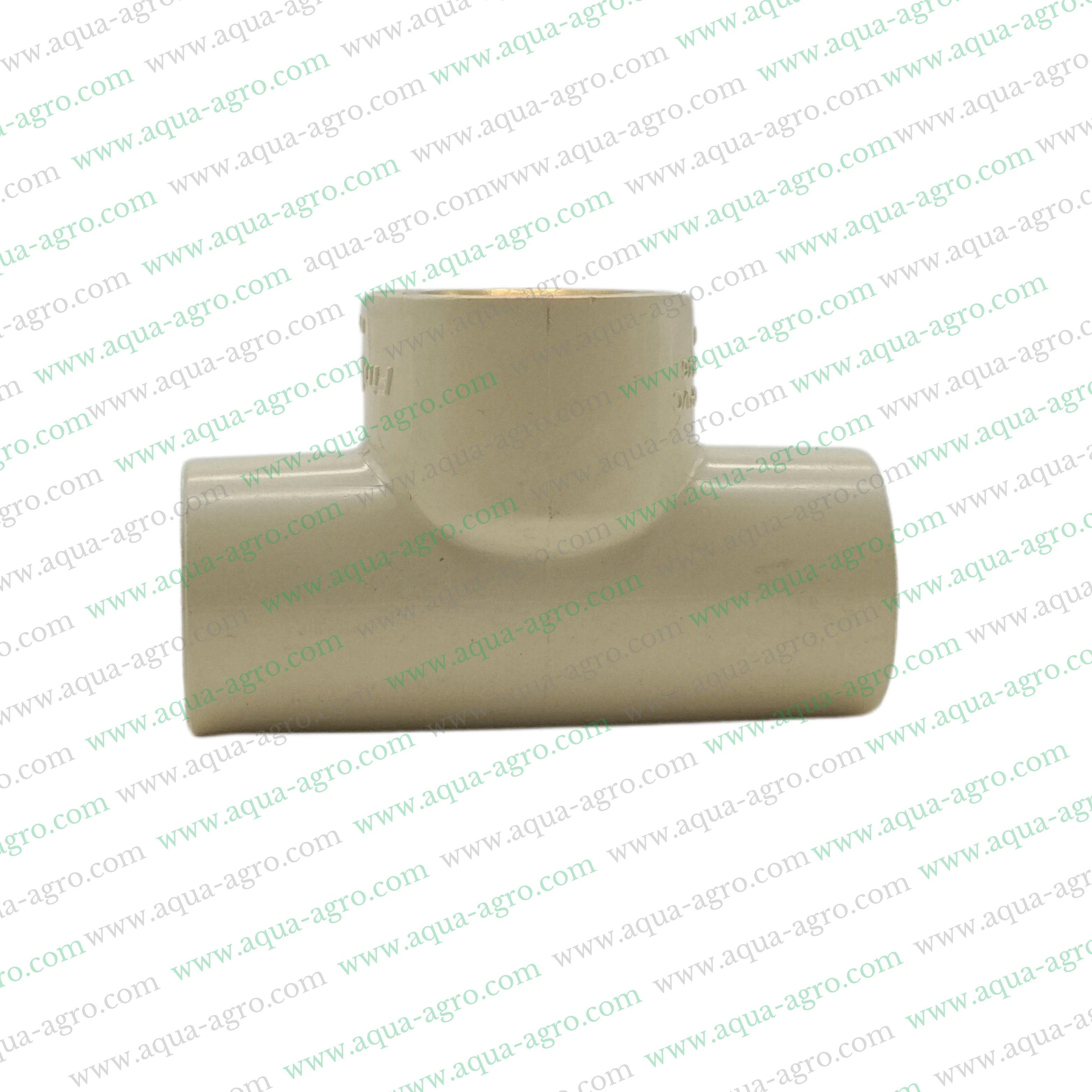 CPVC brass threaded reducing tee 0.75 inch x 0.5 inch,CPVC brass threaded reducing tee 20mm x 15mm,Finolex CPVC brass threaded reducing tee,CPVC brass threaded reducing tee SDR 11