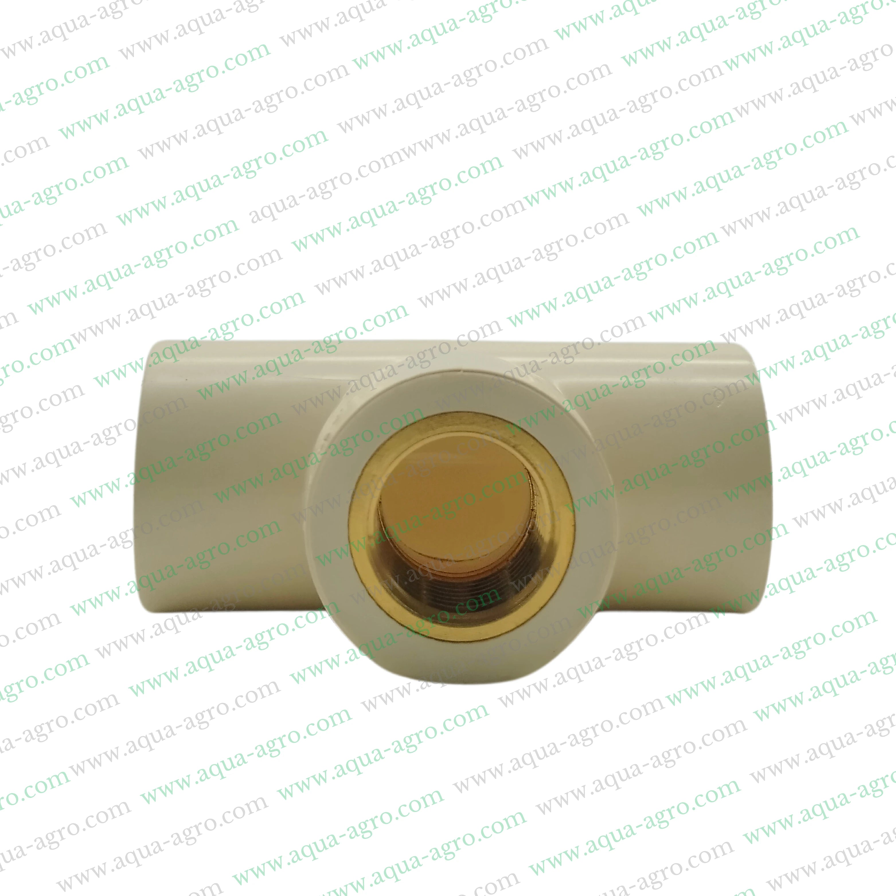 CPVC brass threaded reducing tee 1 inch to 0.5 inch,CPVC brass threaded reducing tee 25mm to 15mm,Finolex CPVC brass threaded reducing tee,CPVC brass threaded reducing tee SDR 11
