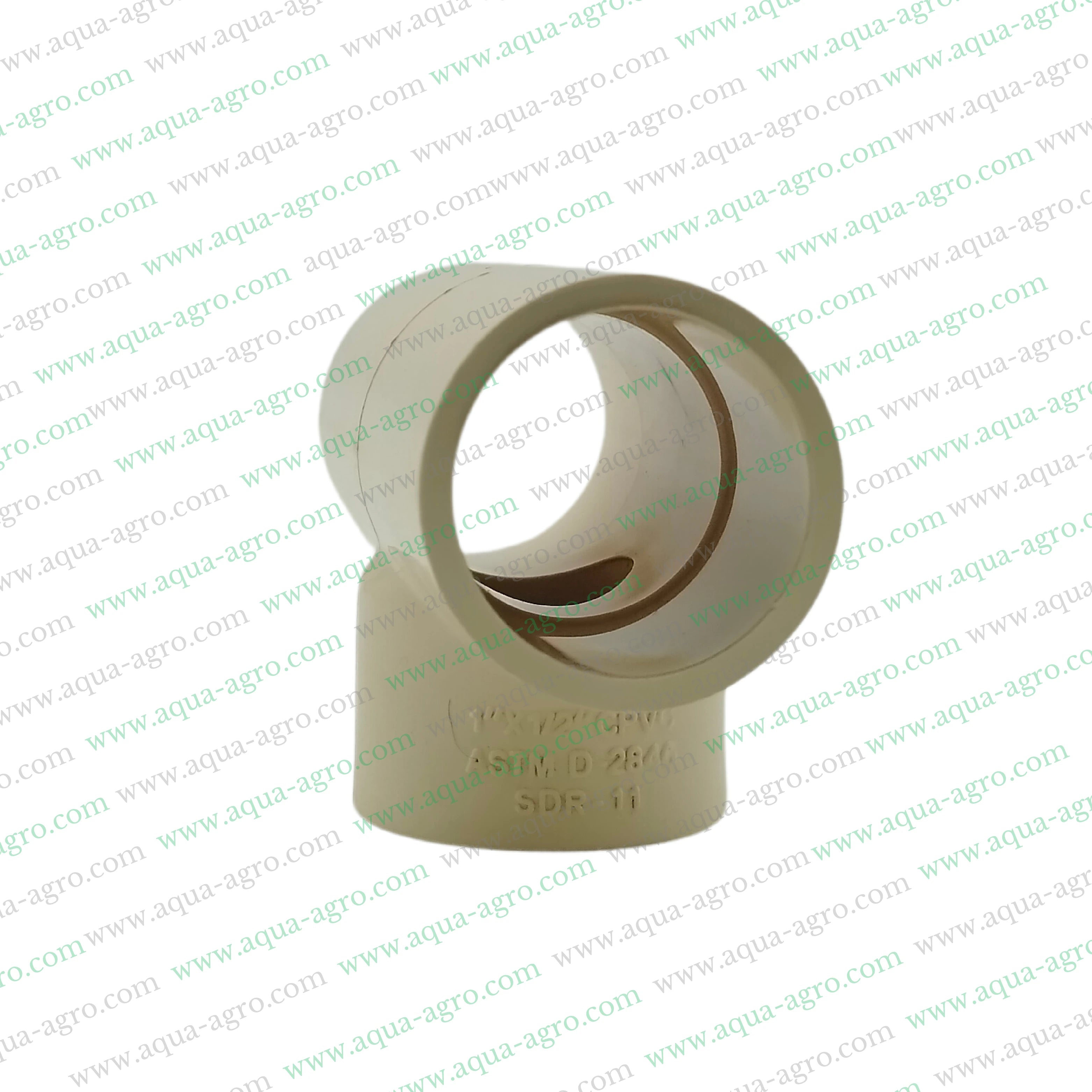 CPVC brass threaded reducing tee 1 inch to 0.5 inch,CPVC brass threaded reducing tee 25mm to 15mm,Finolex CPVC brass threaded reducing tee,CPVC brass threaded reducing tee SDR 11