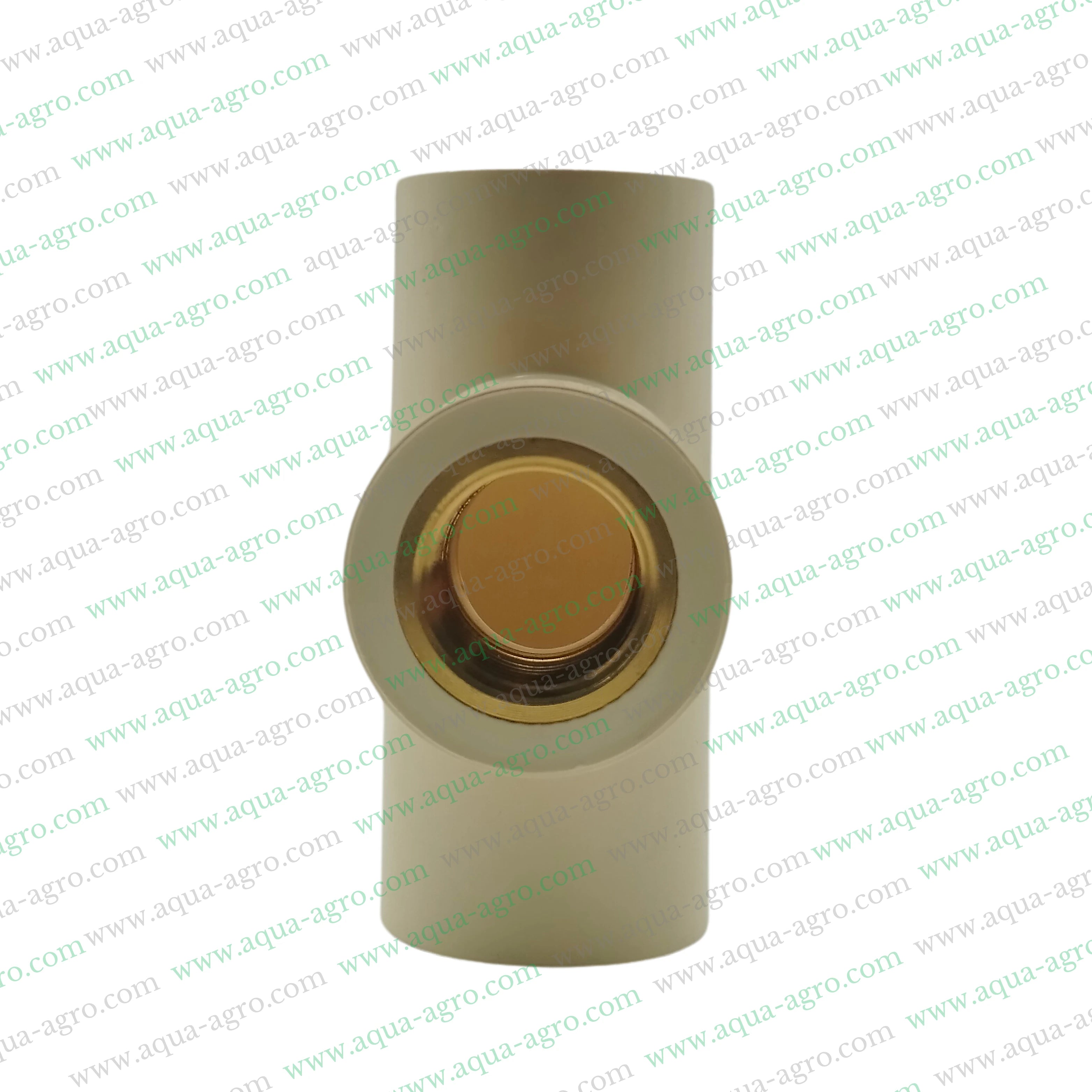 CPVC brass threaded reducing tee 1 inch to 0.5 inch,CPVC brass threaded reducing tee 25mm to 15mm,Finolex CPVC brass threaded reducing tee,CPVC brass threaded reducing tee SDR 11