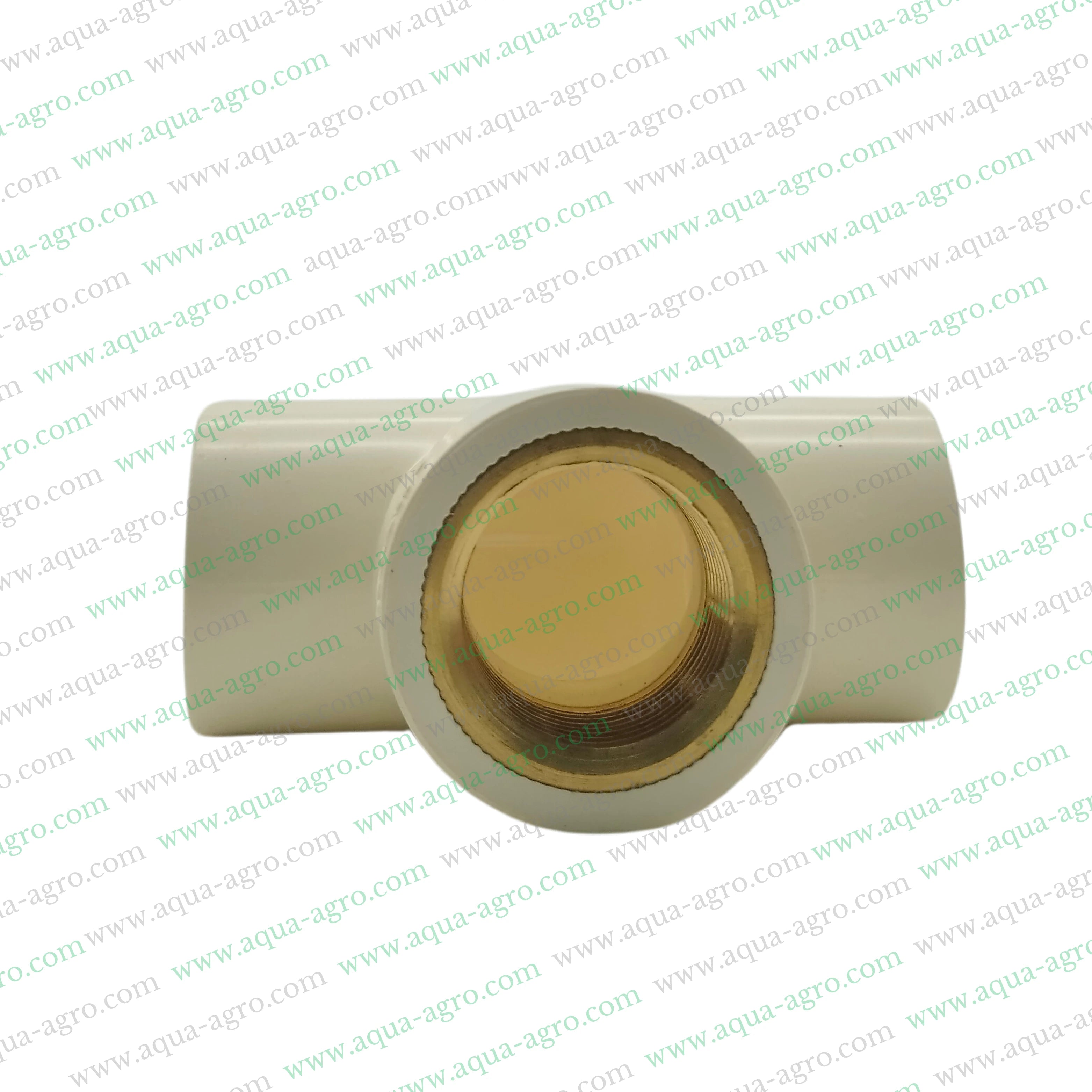 CPVC brass threaded reducing tee 1 inch to 0.75 inch,CPVC brass threaded reducing tee 25mm to 20mm,CPVC pipe fittings reducing tee SDR 11,Finolex CPVC reducing tee